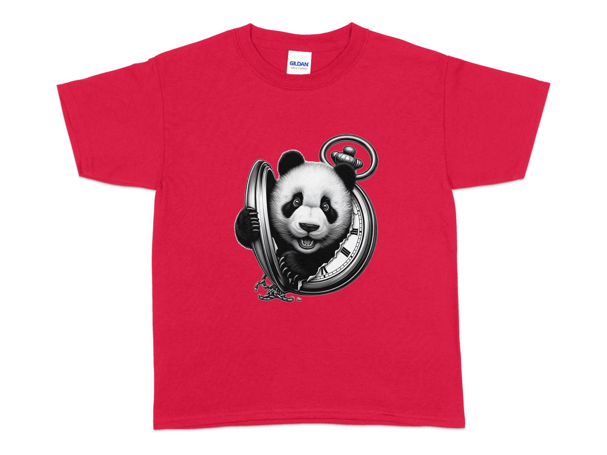 Panda - Coloured Kids T-Shirt Realistic Animal Talisman Unisex Cute Tee Graphic Design