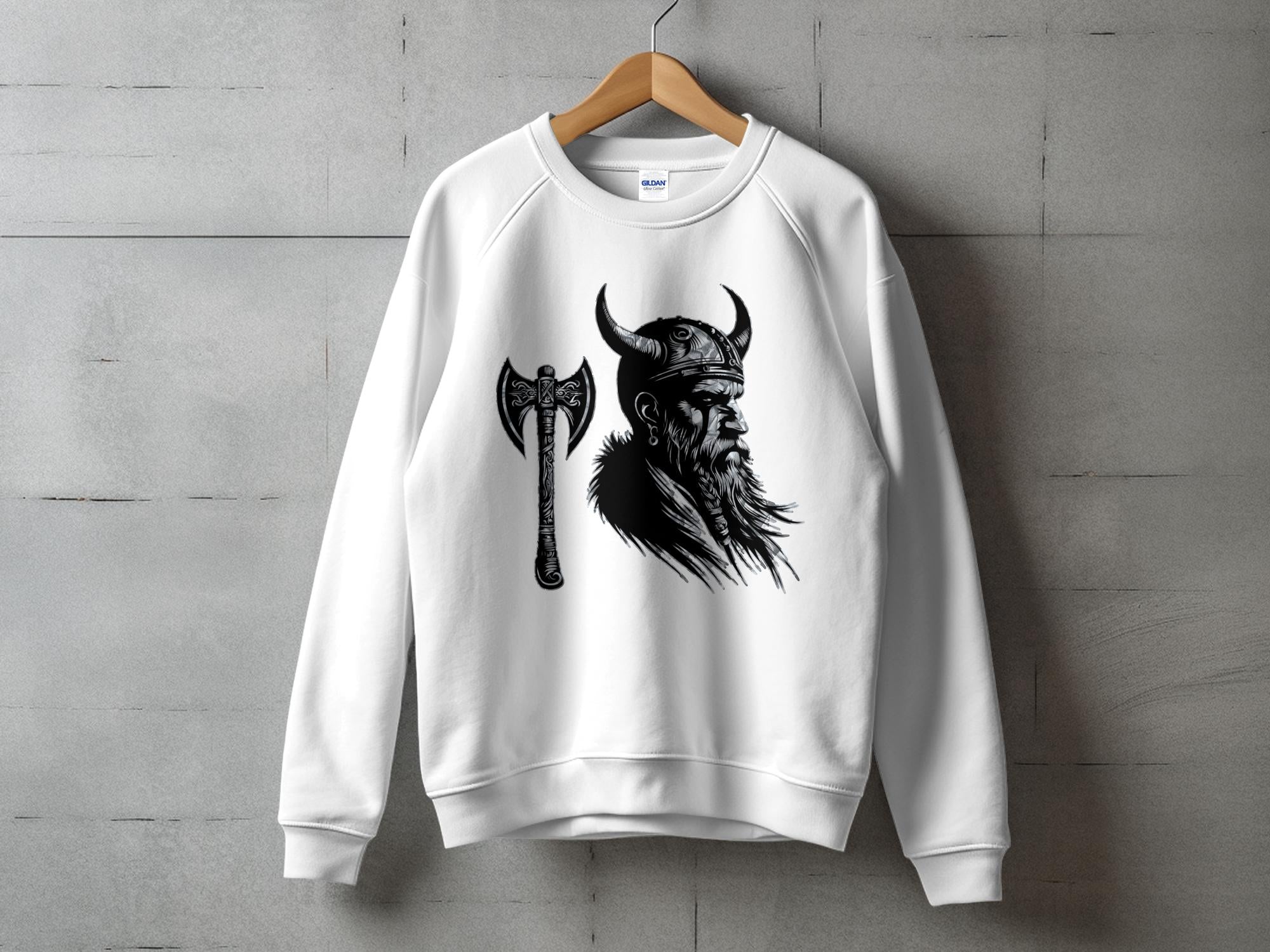 Viking Knowledge - Coloured Gildan Sweatshirt Norse Talisman Men Women Unisex Valhalla Tee