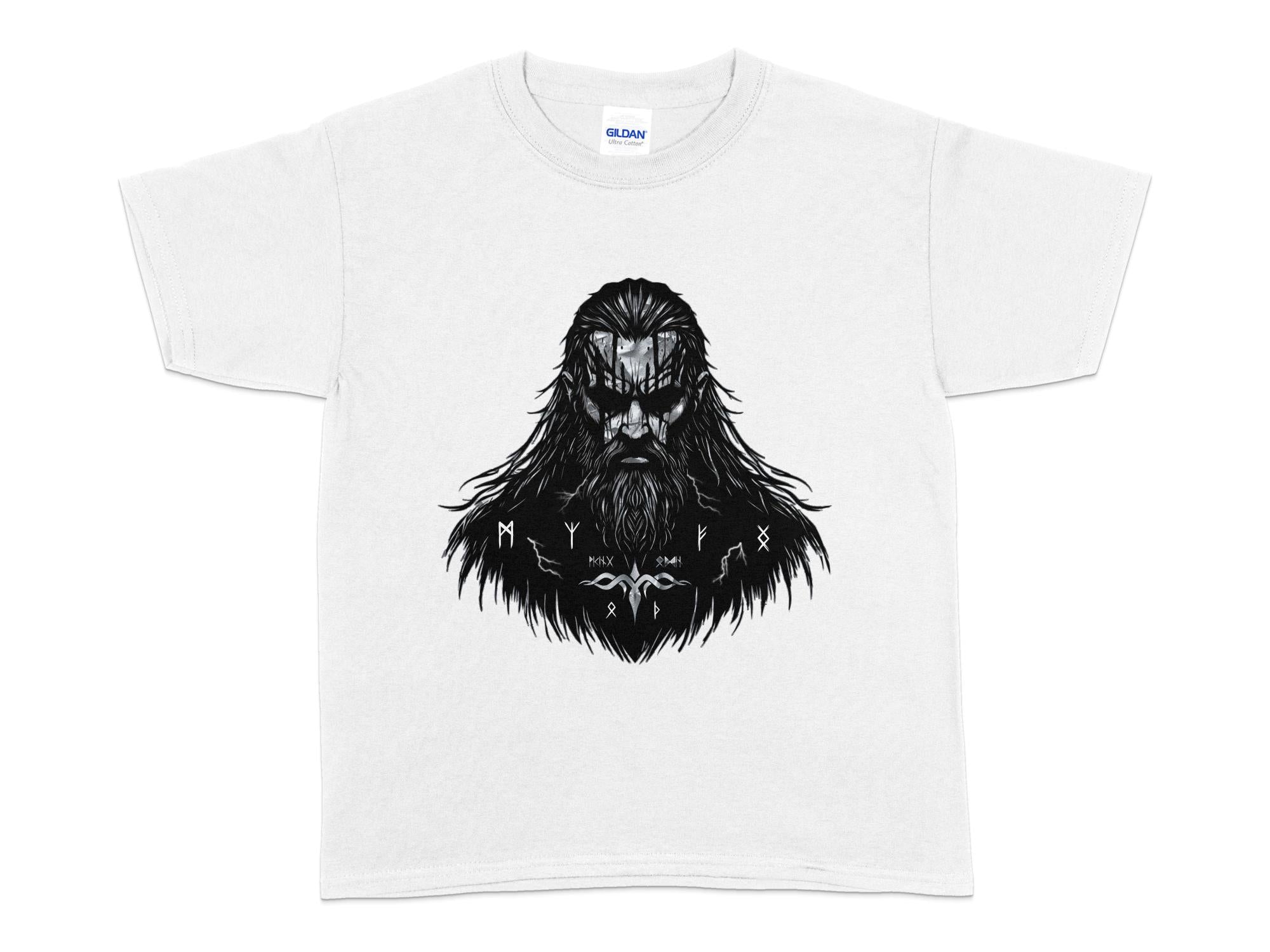 Viking Atonement - Coloured Gildan Kids T Shirt Norse Talisman Unisex Valhalla Tee