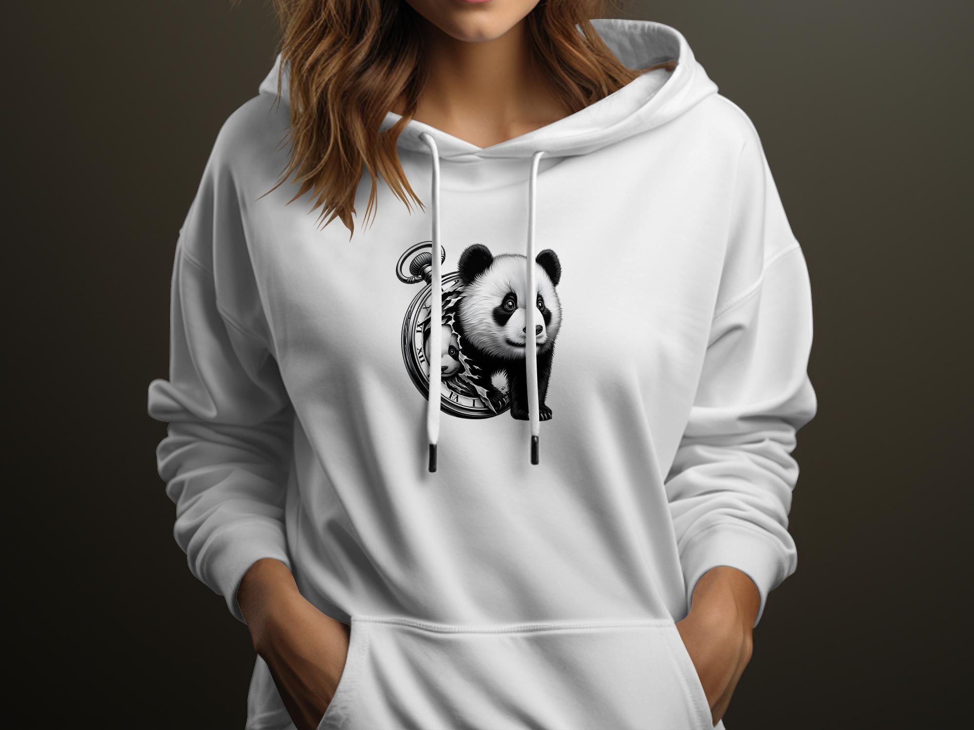 Panda - Coloured Gildan Hoodie Realistic Animal Talisman Unisex Cute Tee Graphic Design