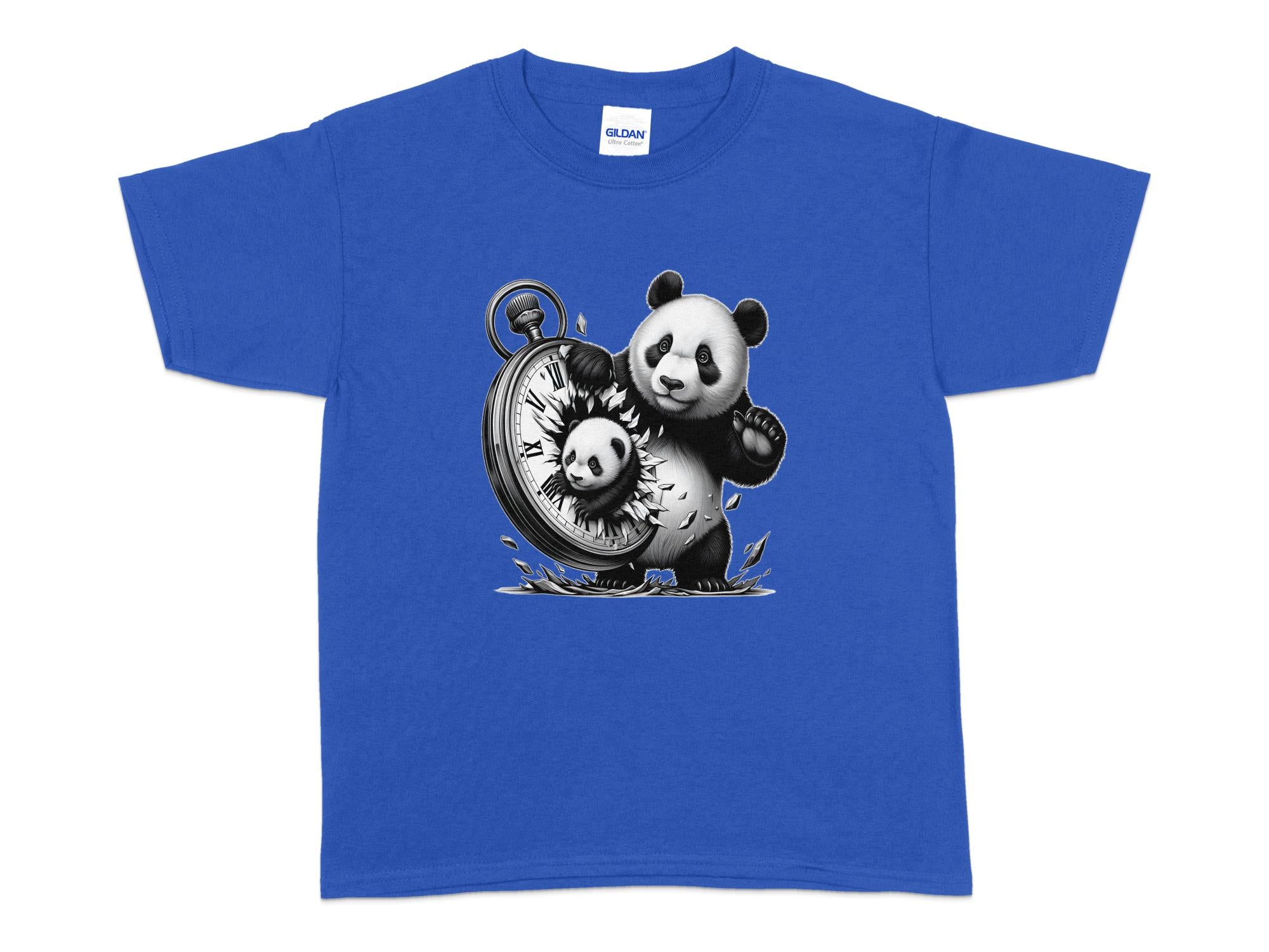 Panda - Coloured Kids T-Shirt Realistic Animal Talisman Unisex Cute Tee Graphic Design