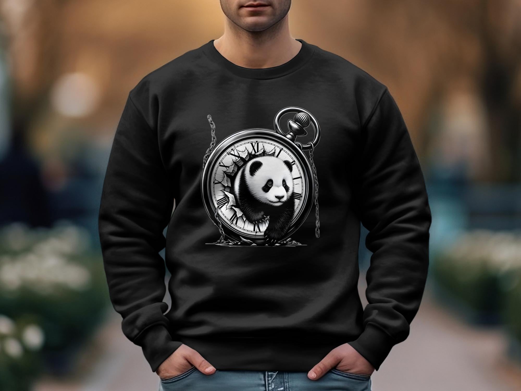 Panda - Coloured Gildan Sweatshirt Realistic Animal Talisman Unisex Cute Tee Graphic Design