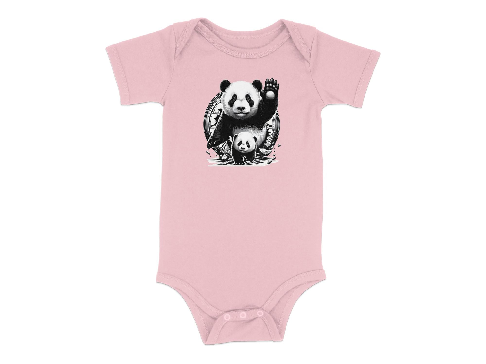 Panda - Coloured Toddler Bodysuit Realistic Animal Talisman Unisex Cute Tee Graphic Design