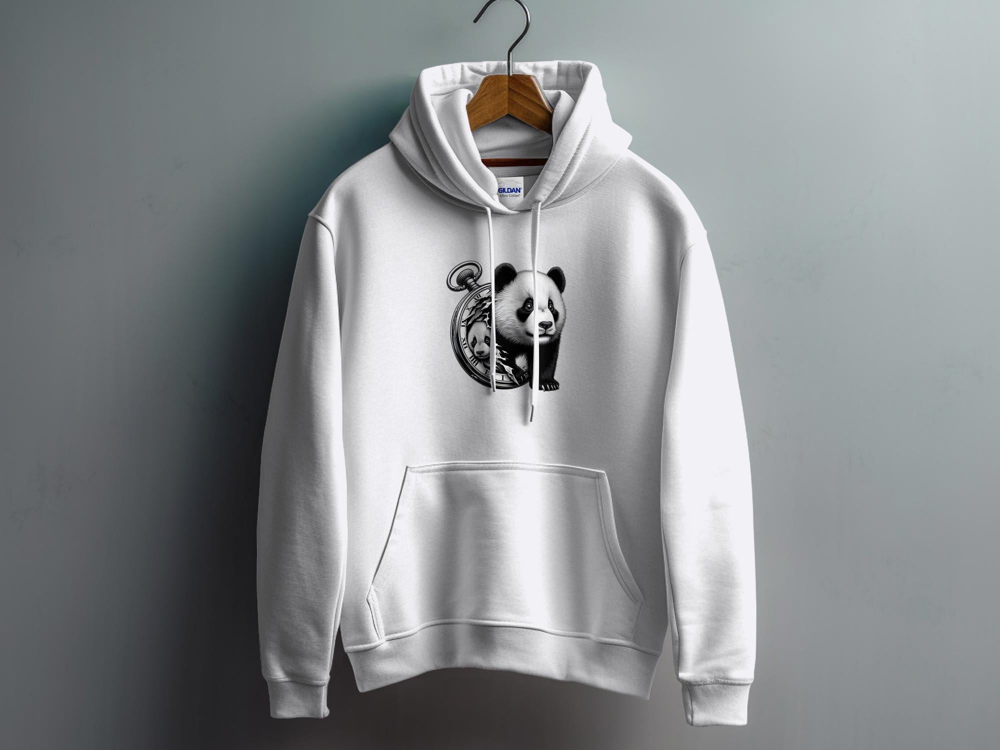 Panda - Coloured Gildan Hoodie Realistic Animal Talisman Unisex Cute Tee Graphic Design