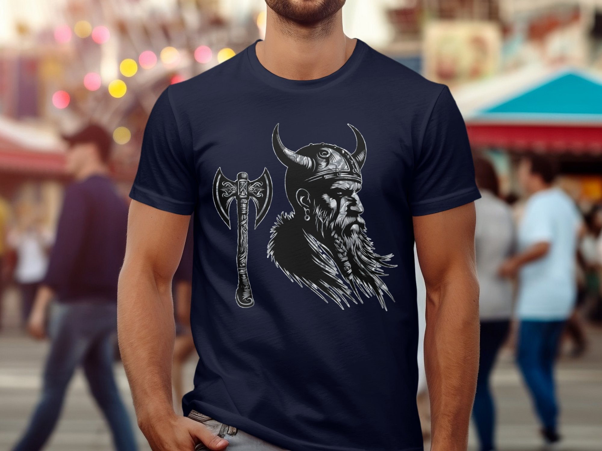 Viking Knowledge - Coloured Gildan T Shirt Norse Talisman Men Women Unisex Valhalla Tee