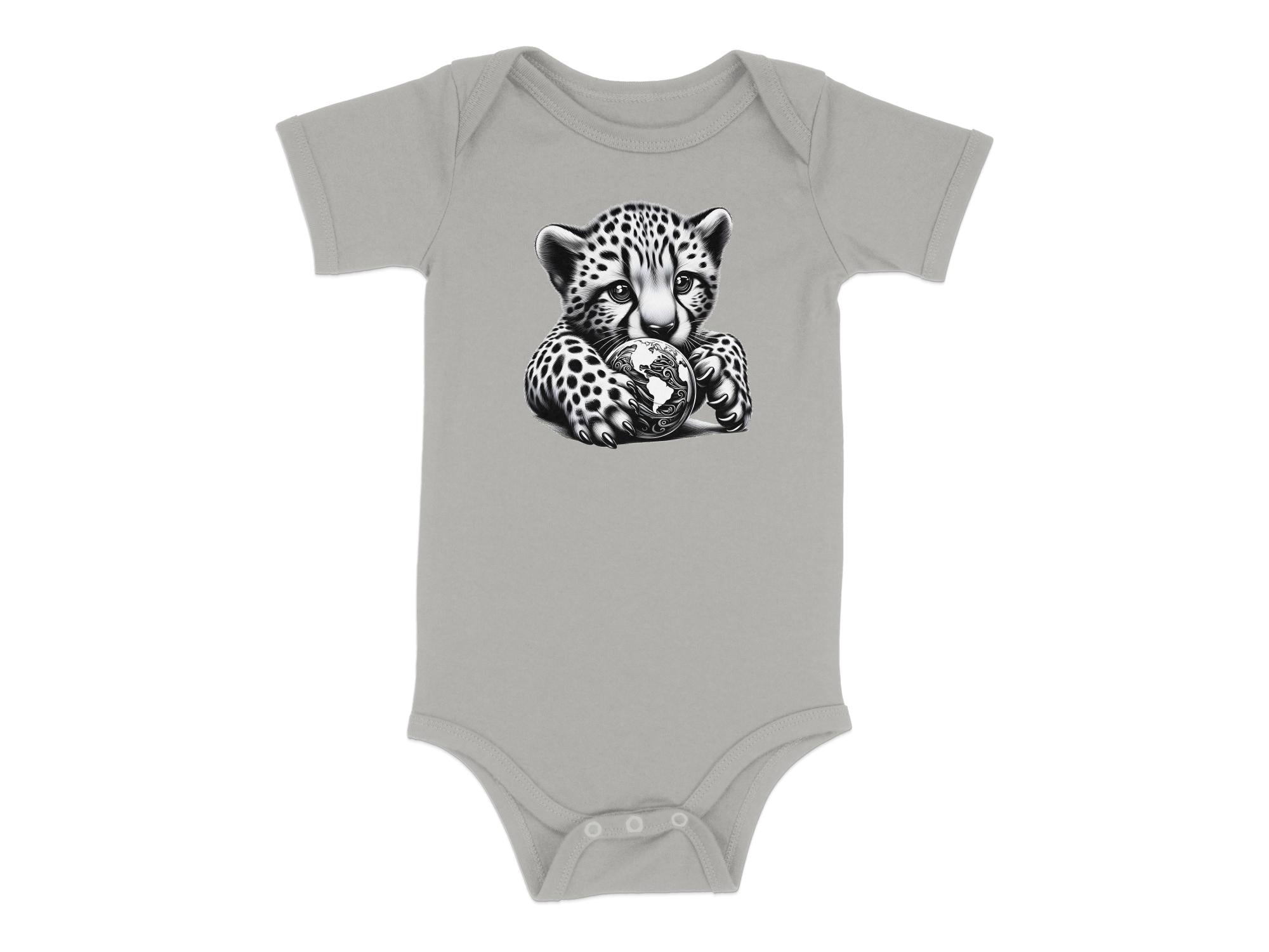 Cheetah World - Coloured Toddler Bodysuit Realistic Animal Talisman Unisex Cute Tee Graphic Design