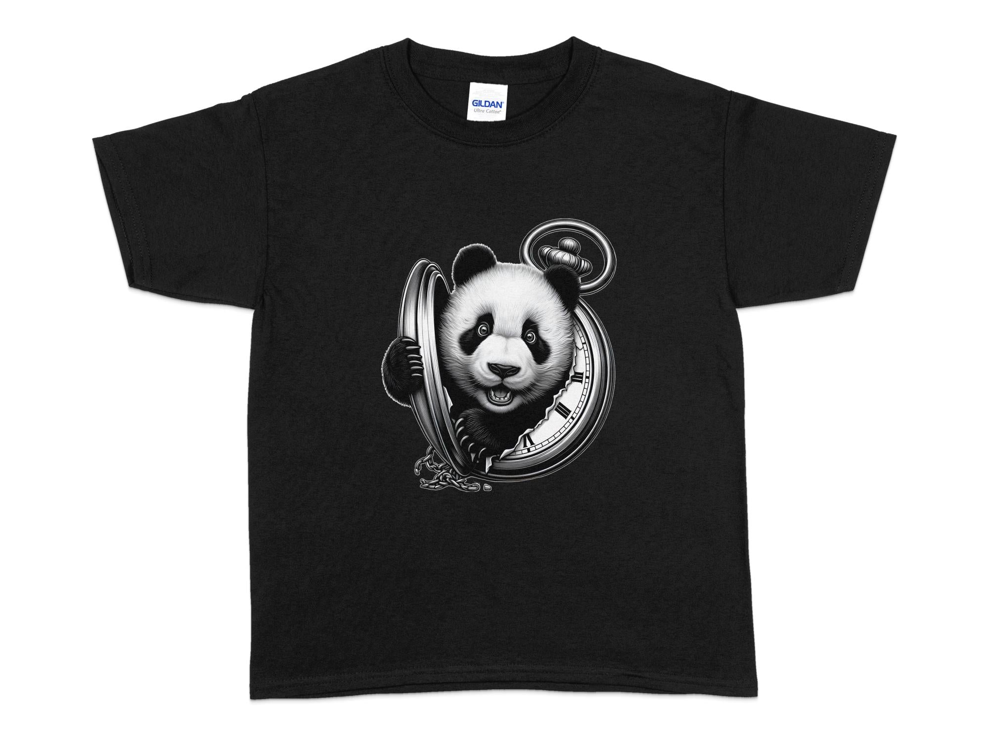 Panda - Coloured Kids T-Shirt Realistic Animal Talisman Unisex Cute Tee Graphic Design