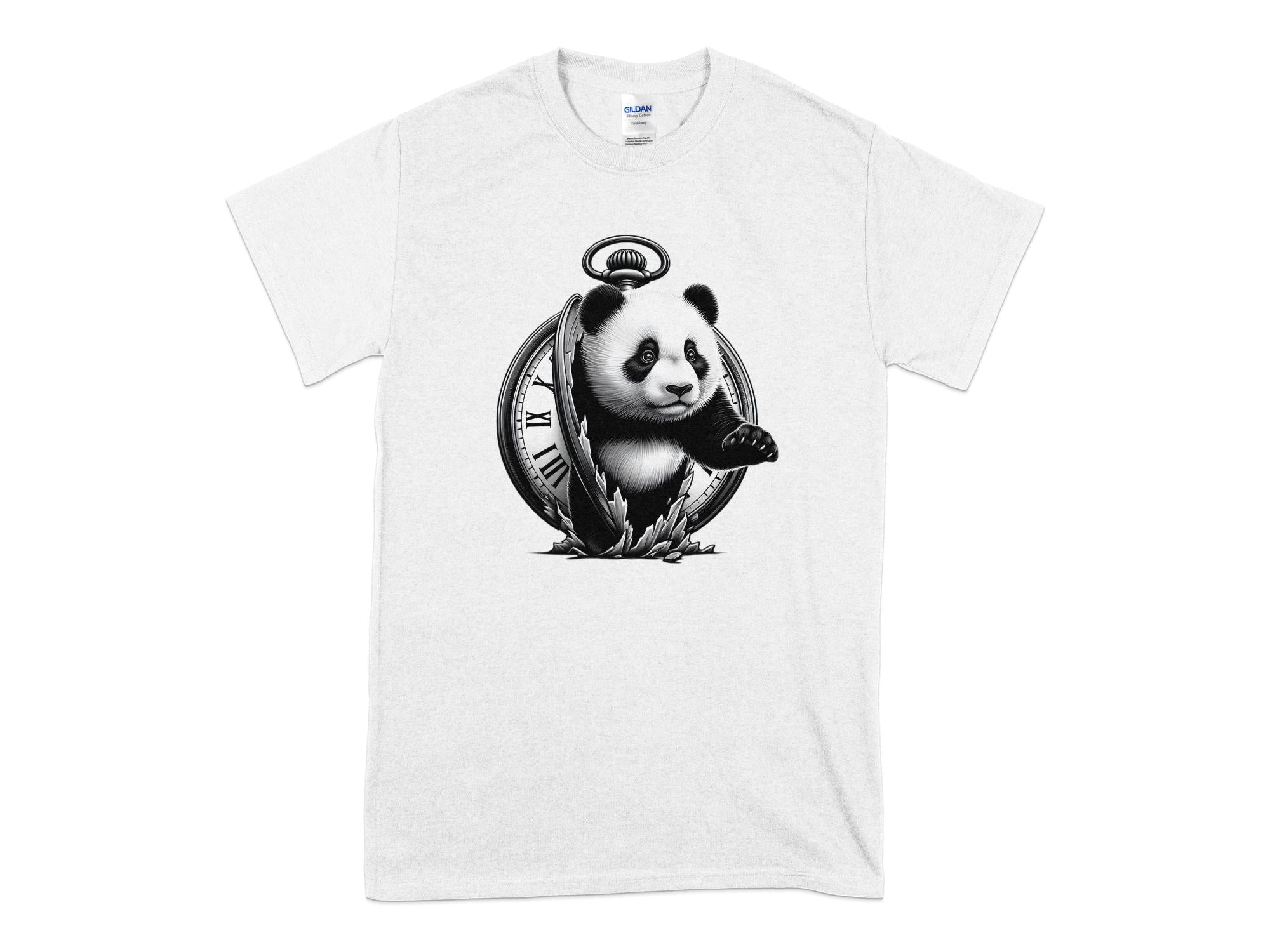 Panda - Coloured Gildan T-Shirt Realistic Animal Talisman Unisex Cute Tee Graphic Design