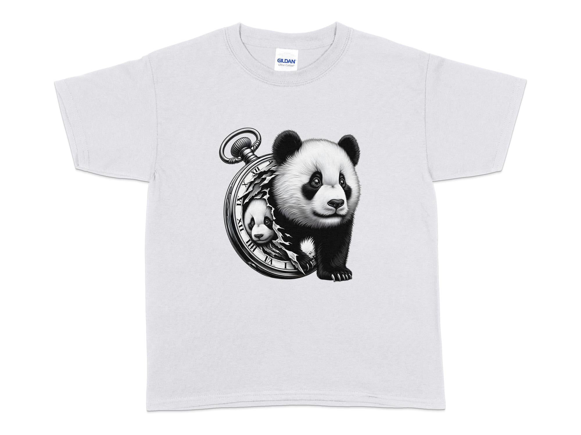 Panda - Coloured Kids T-Shirt Realistic Animal Talisman Unisex Cute Tee Graphic Design