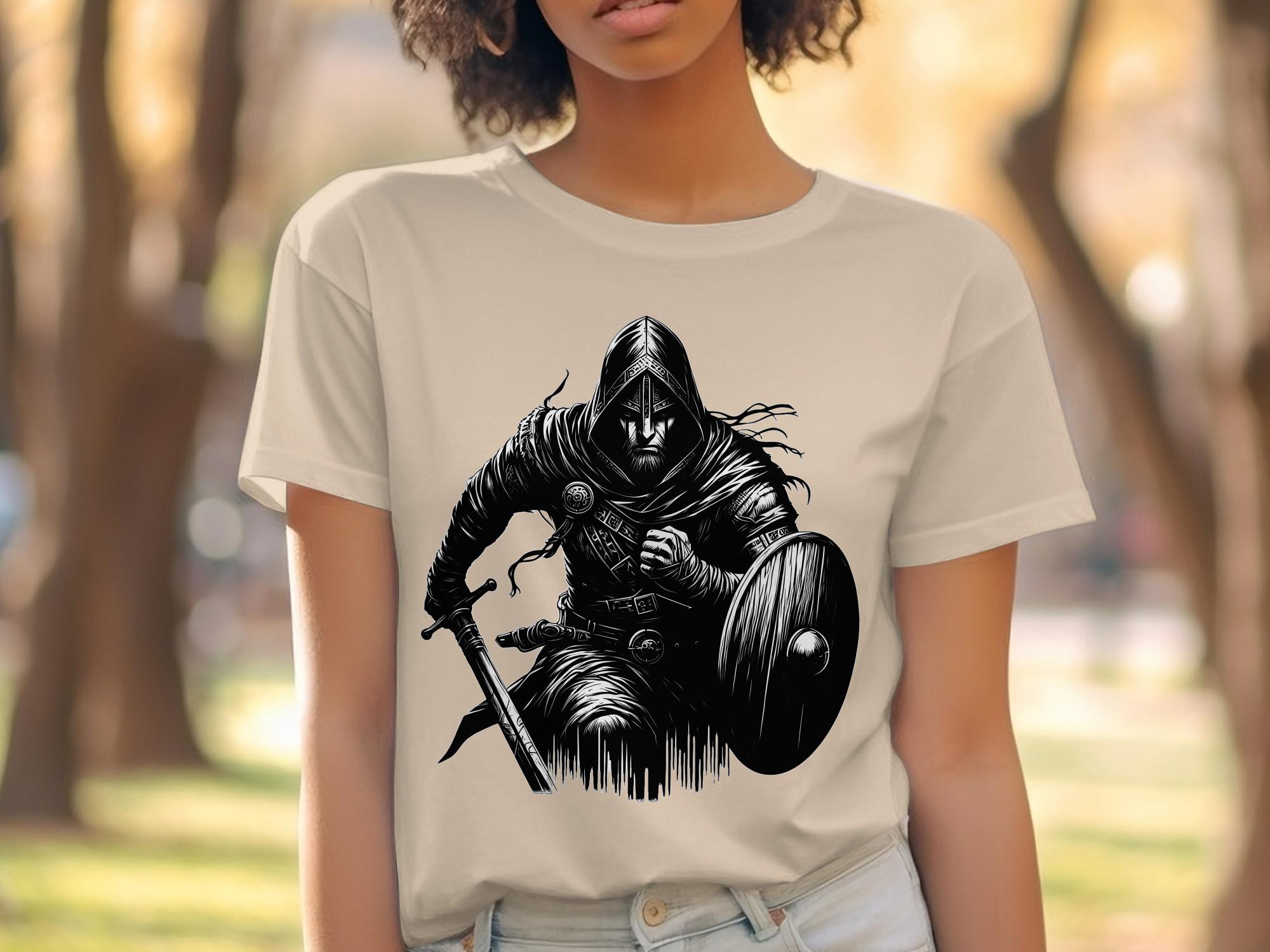 Viking Soldier - Coloured Gildan T Shirt Norse Talisman Men Women Unisex Valhalla Tee