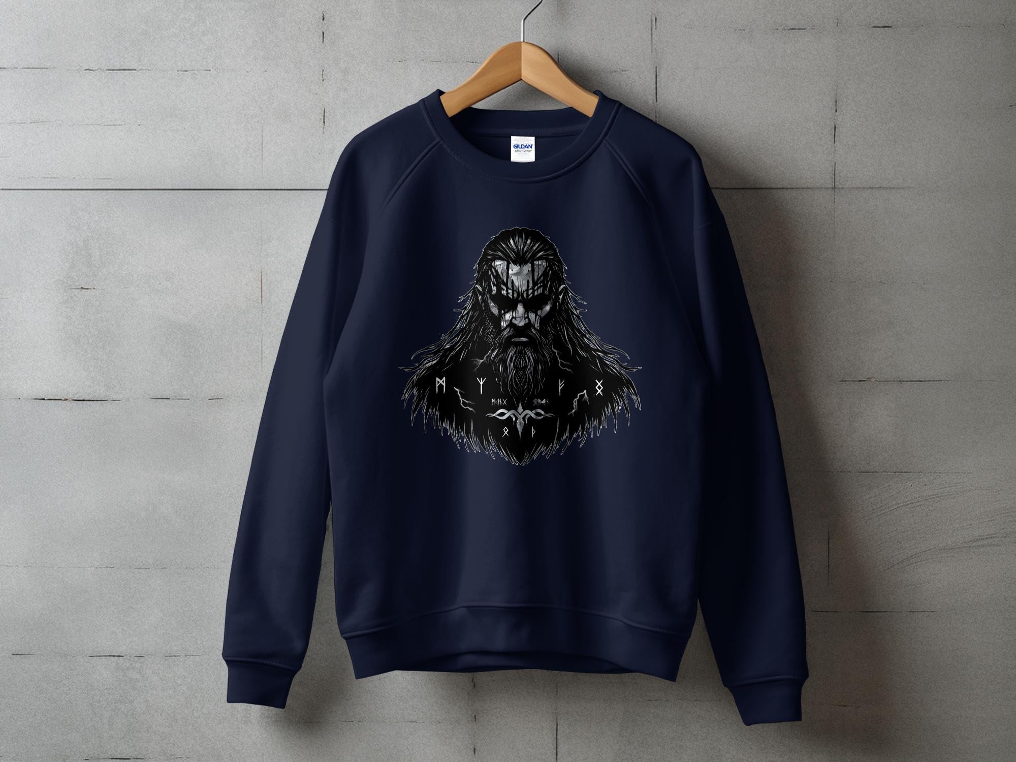 Viking Atonement - Coloured Gildan Sweatshirt Norse Talisman Men Women Unisex Valhalla Tee