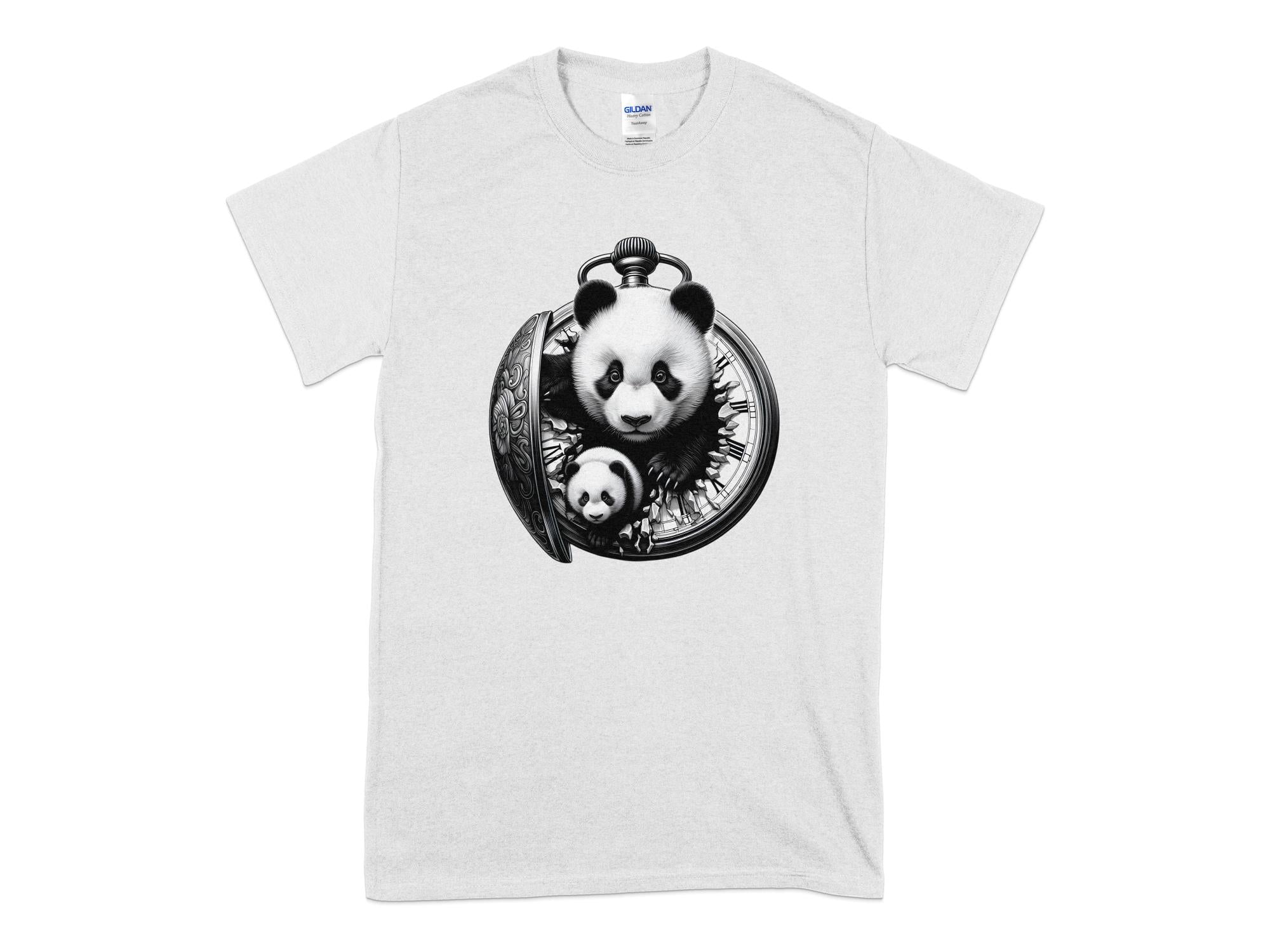 Panda - Coloured Gildan T-Shirt Realistic Animal Talisman Unisex Cute Tee Graphic Design