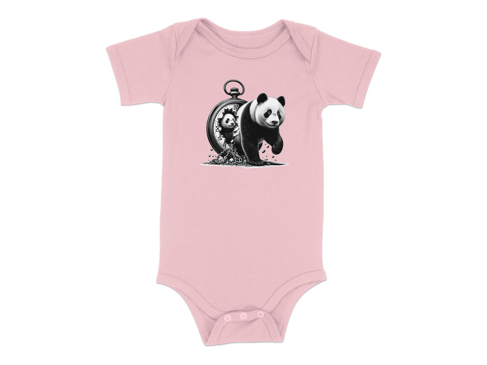 Panda - Coloured Toddler Bodysuit Realistic Animal Talisman Unisex Cute Tee Graphic Design