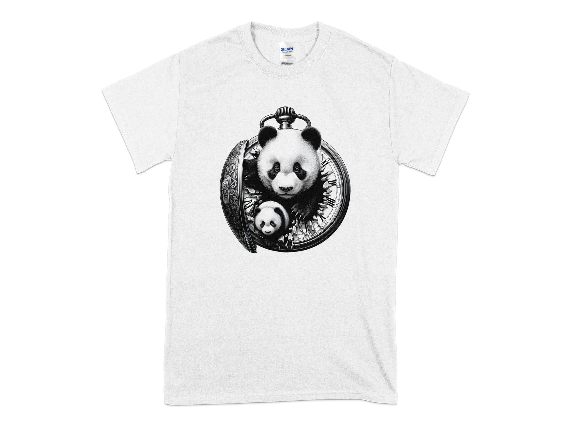 Panda - Coloured Gildan T-Shirt Realistic Animal Talisman Unisex Cute Tee Graphic Design