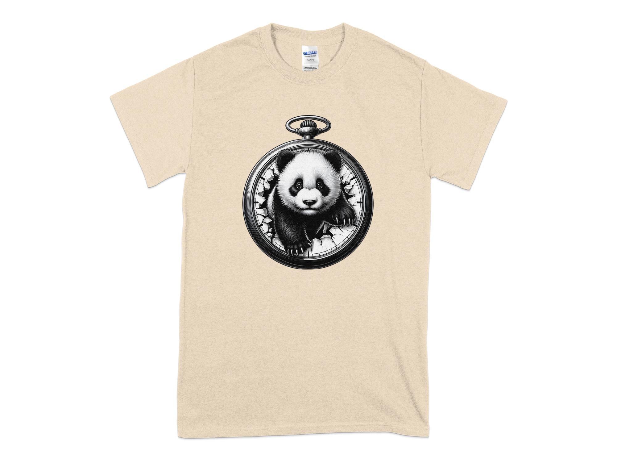 Panda - Coloured Gildan T-Shirt Realistic Animal Talisman Unisex Cute Tee Graphic Design