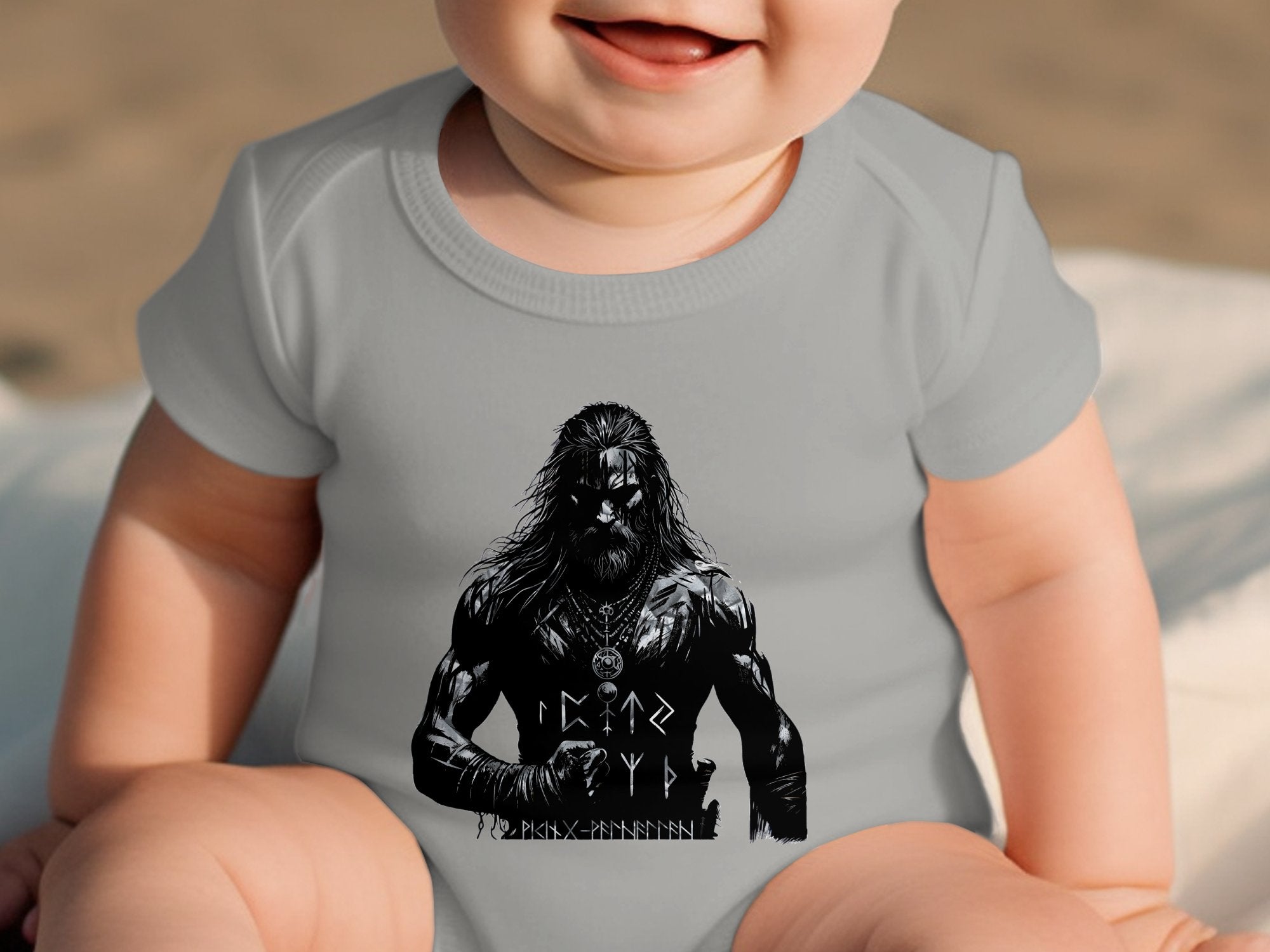 Viking Conviction- Coloured Youth Clothing Baby Bodysuits Norse Talisman Unisex Valhalla Toddler Design