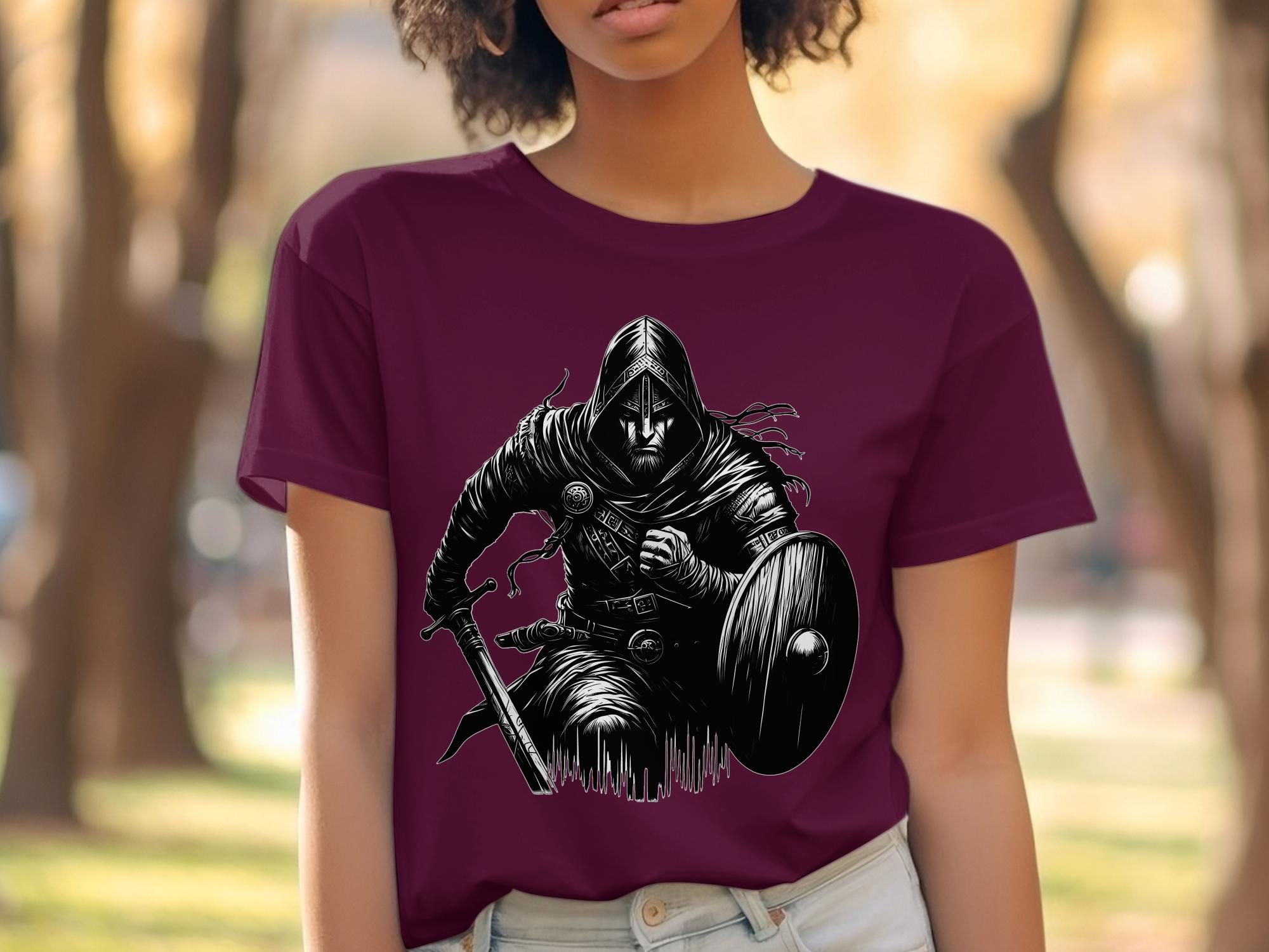 Viking Soldier - Coloured Gildan T Shirt Norse Talisman Men Women Unisex Valhalla Tee