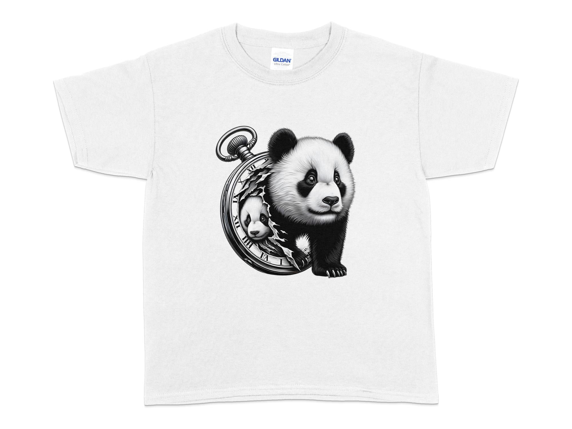 Panda - Coloured Kids T-Shirt Realistic Animal Talisman Unisex Cute Tee Graphic Design