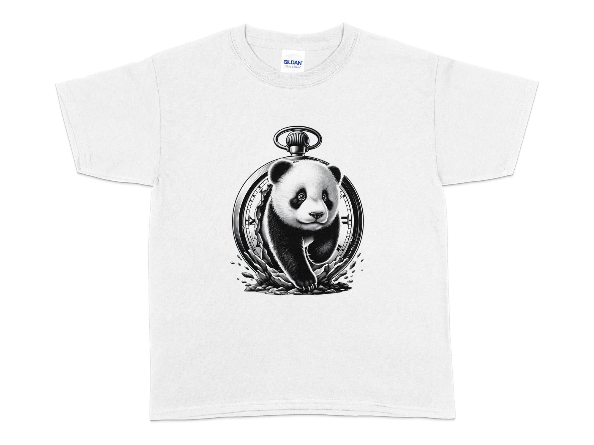 Panda - Coloured Kids T-Shirt Realistic Animal Talisman Unisex Cute Tee Graphic Design