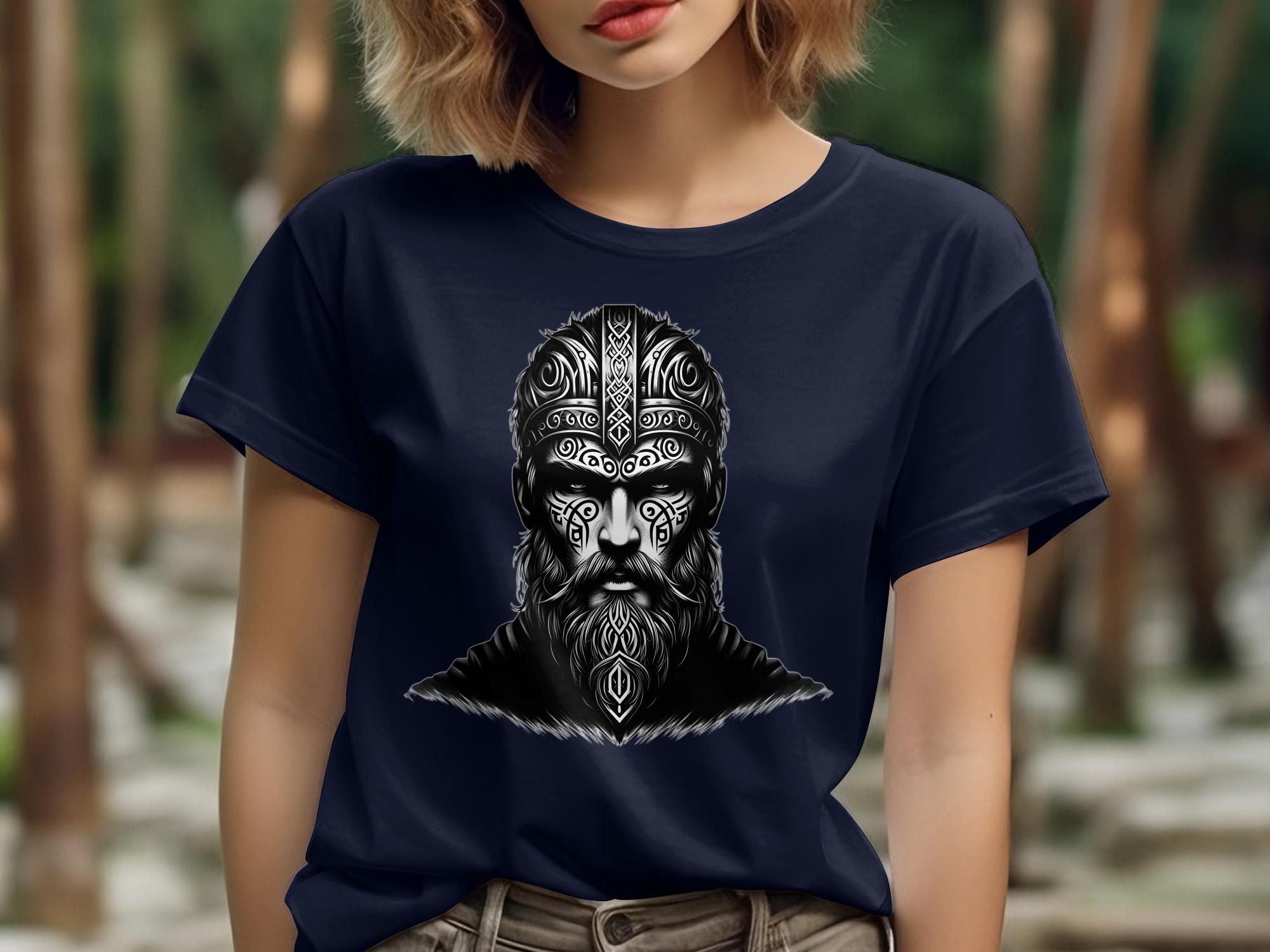 Viking Unyielding - Coloured Gildan T Shirt Realistic Norse Talisman Men Women Unisex Valhalla Tee Graphic Design