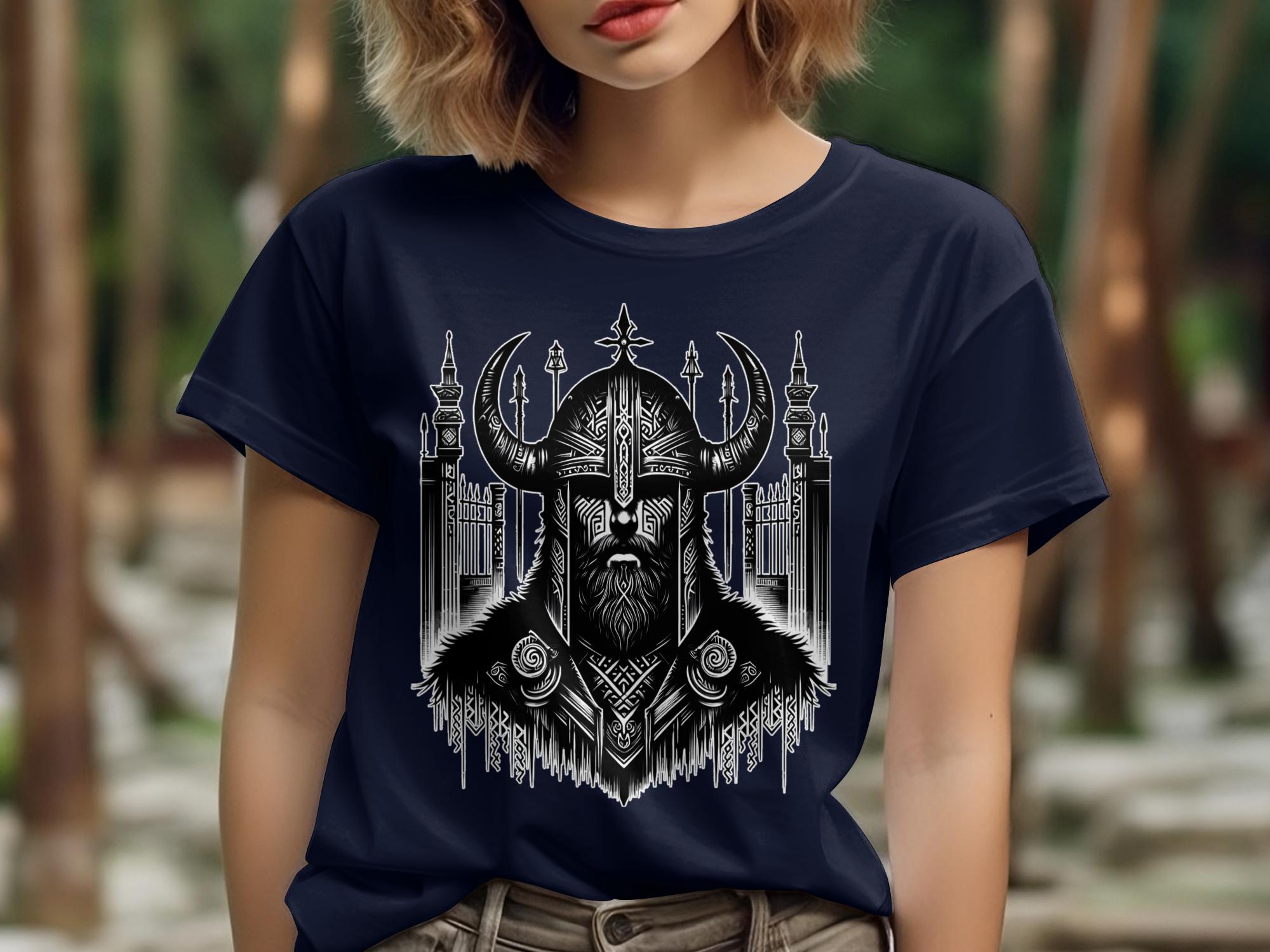 Viking Resolve - Coloured Gildan T Shirt Realistic Norse Talisman Men Women Unisex Valhalla Tee Graphic Design