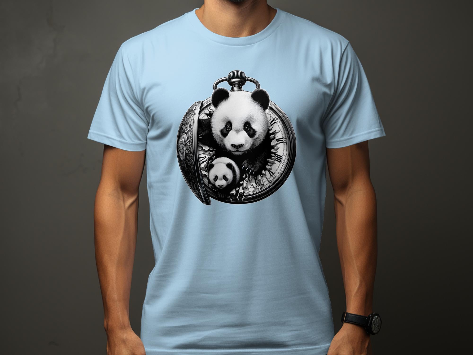 Panda - Coloured Gildan T-Shirt Realistic Animal Talisman Unisex Cute Tee Graphic Design