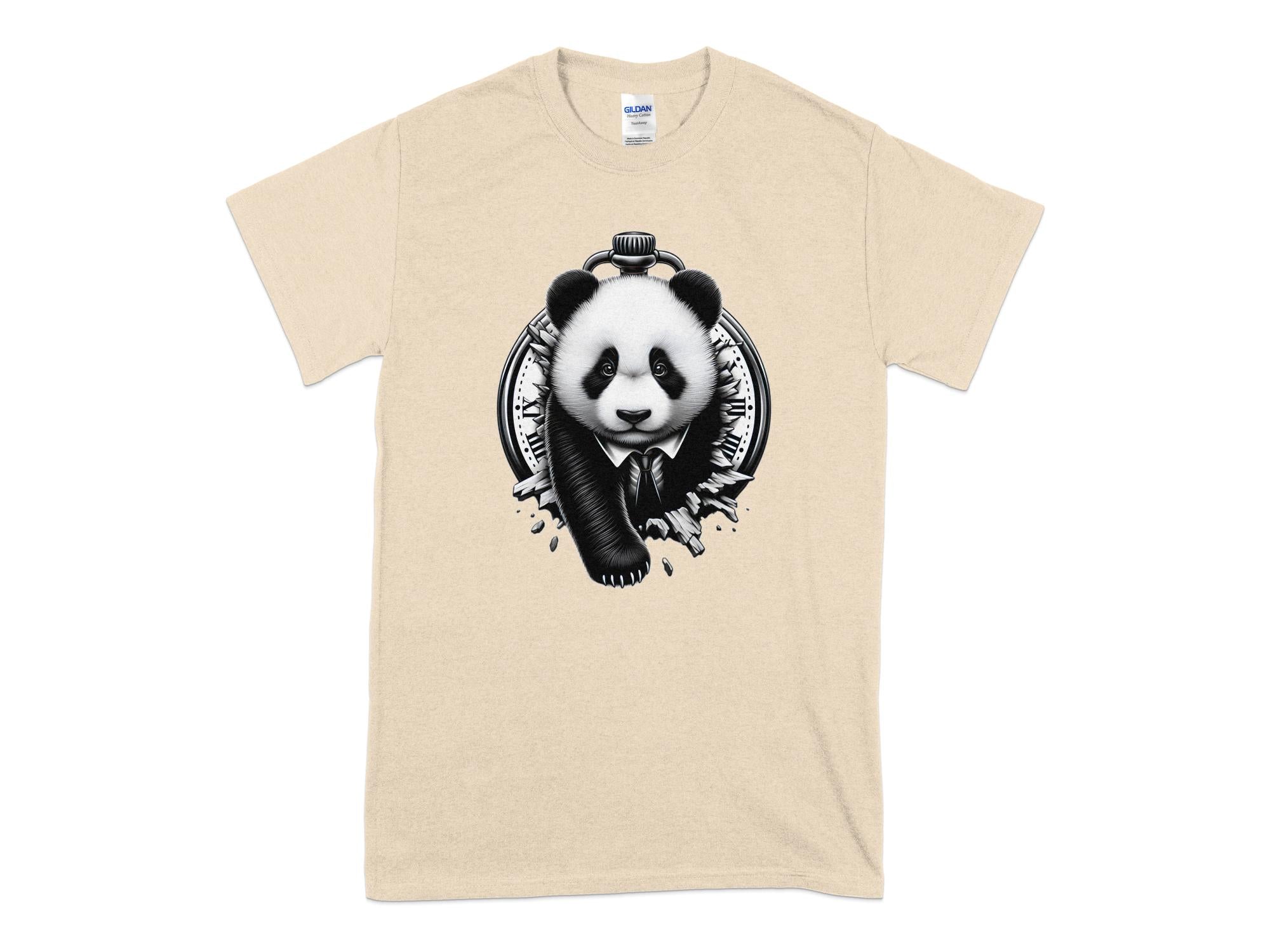 Panda - Coloured Gildan T-Shirt Realistic Animal Talisman Unisex Cute Tee Graphic Design