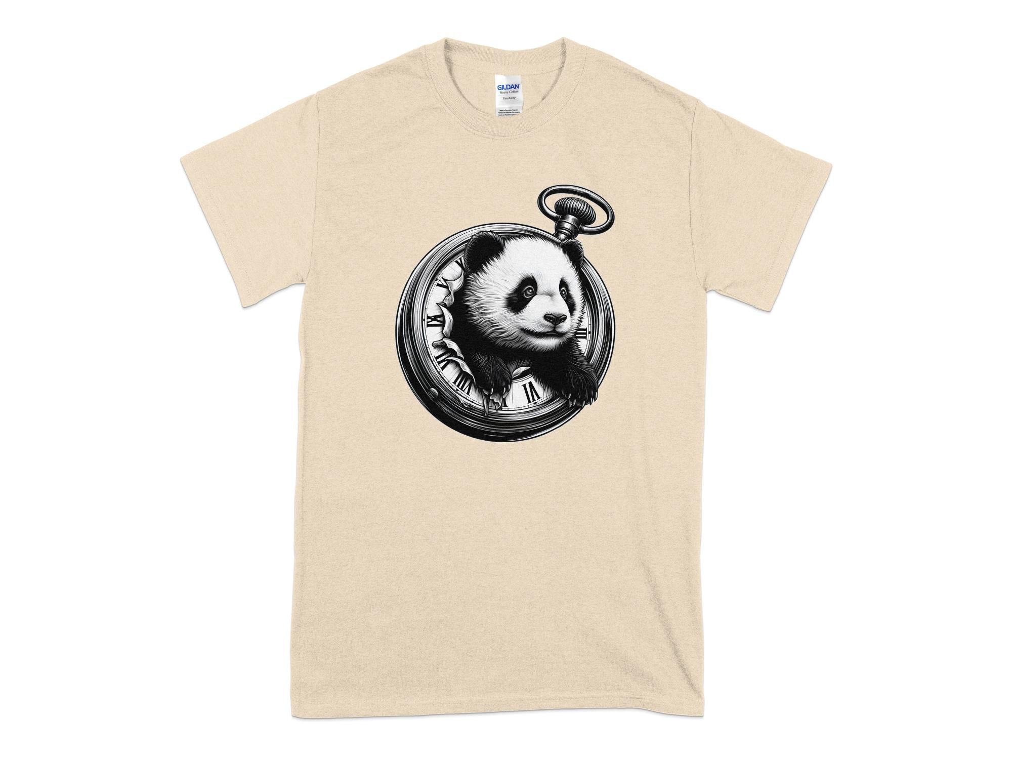 Panda - Coloured Gildan T-Shirt Realistic Animal Talisman Unisex Cute Tee Graphic Design