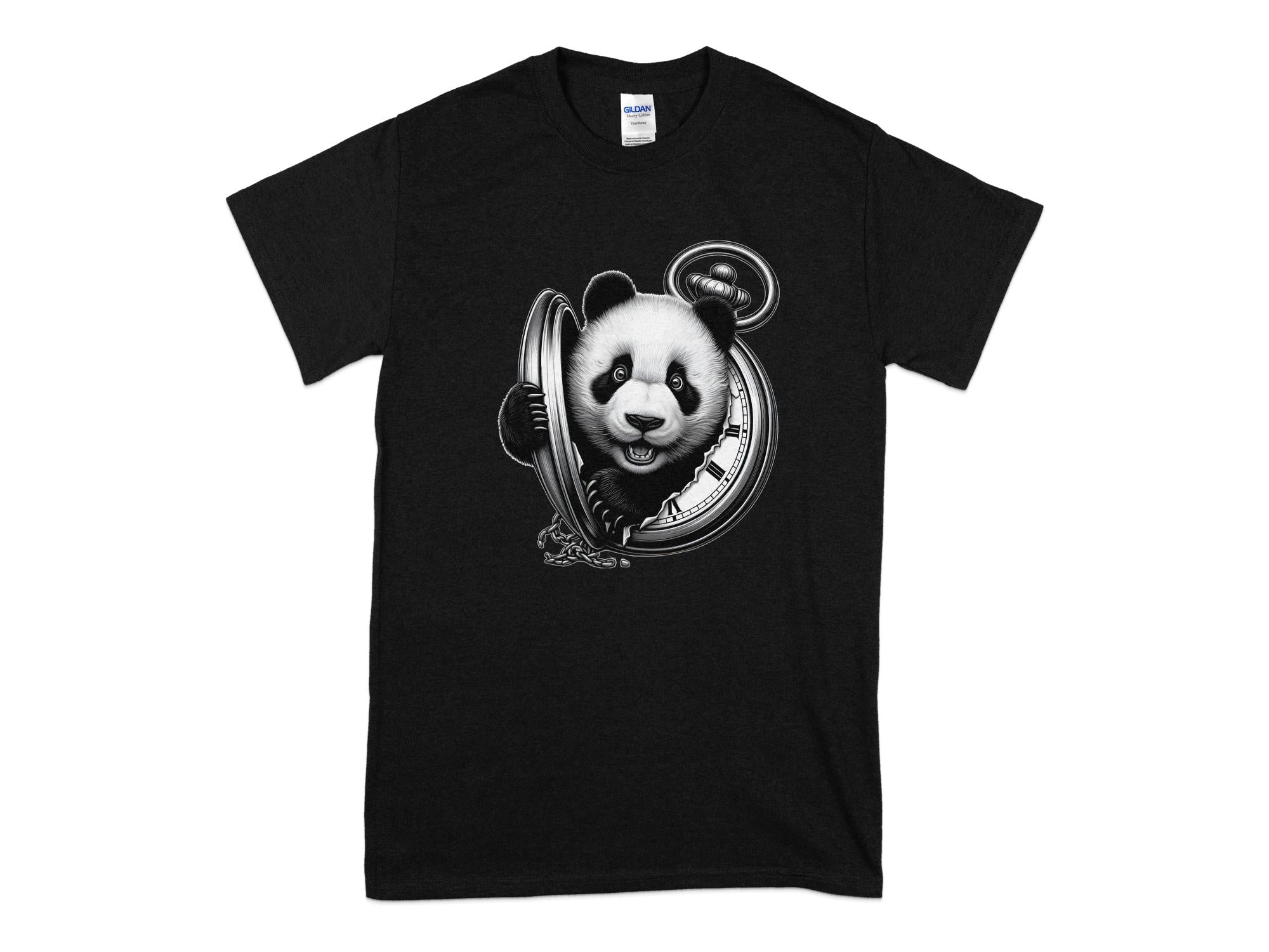 Panda - Coloured Gildan T-Shirt Realistic Animal Talisman Unisex Cute Tee Graphic Design