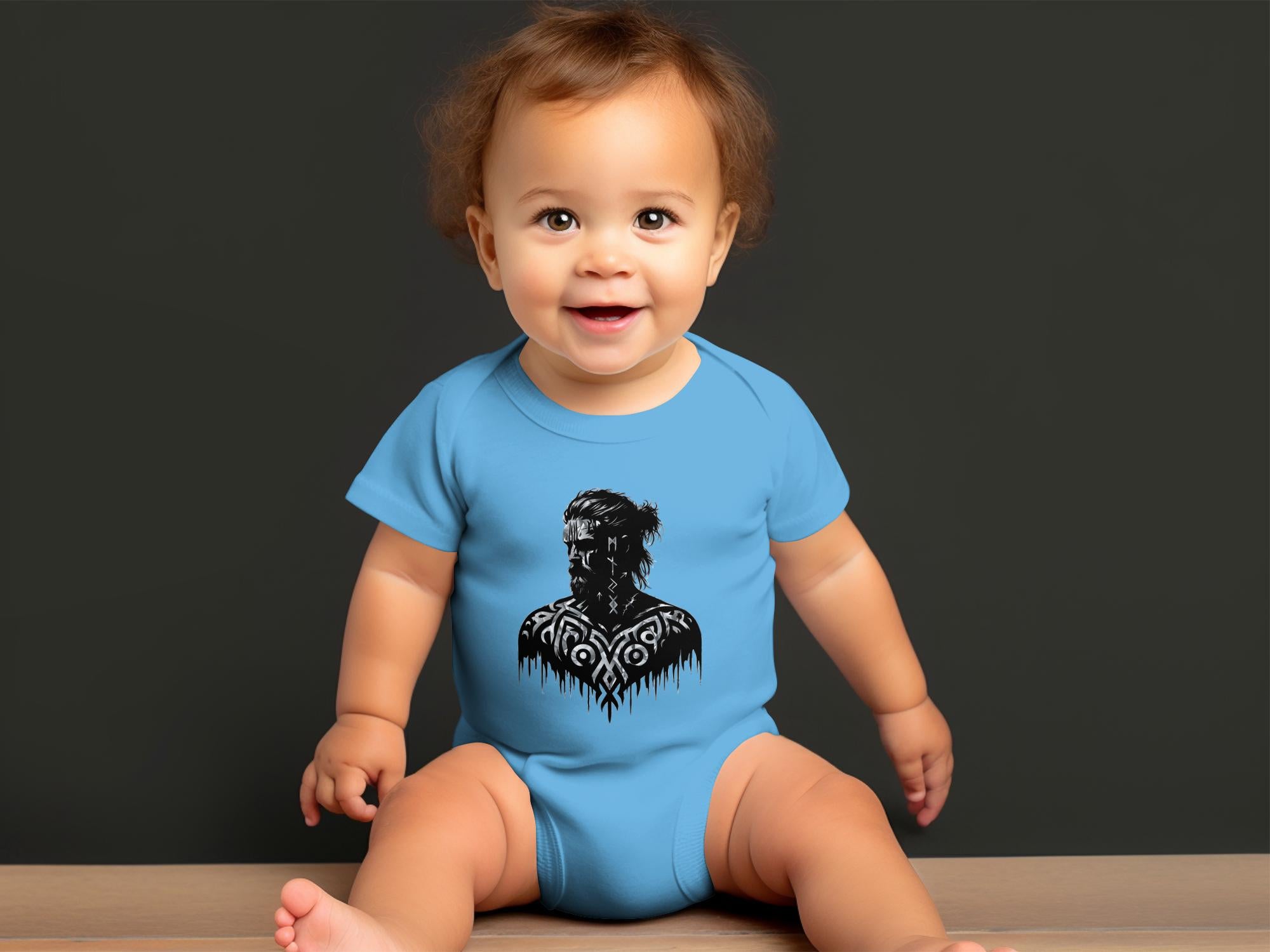 Viking Reflection - Coloured Youth Clothing Baby Bodysuits Norse Talisman Unisex Valhalla Toddler Design