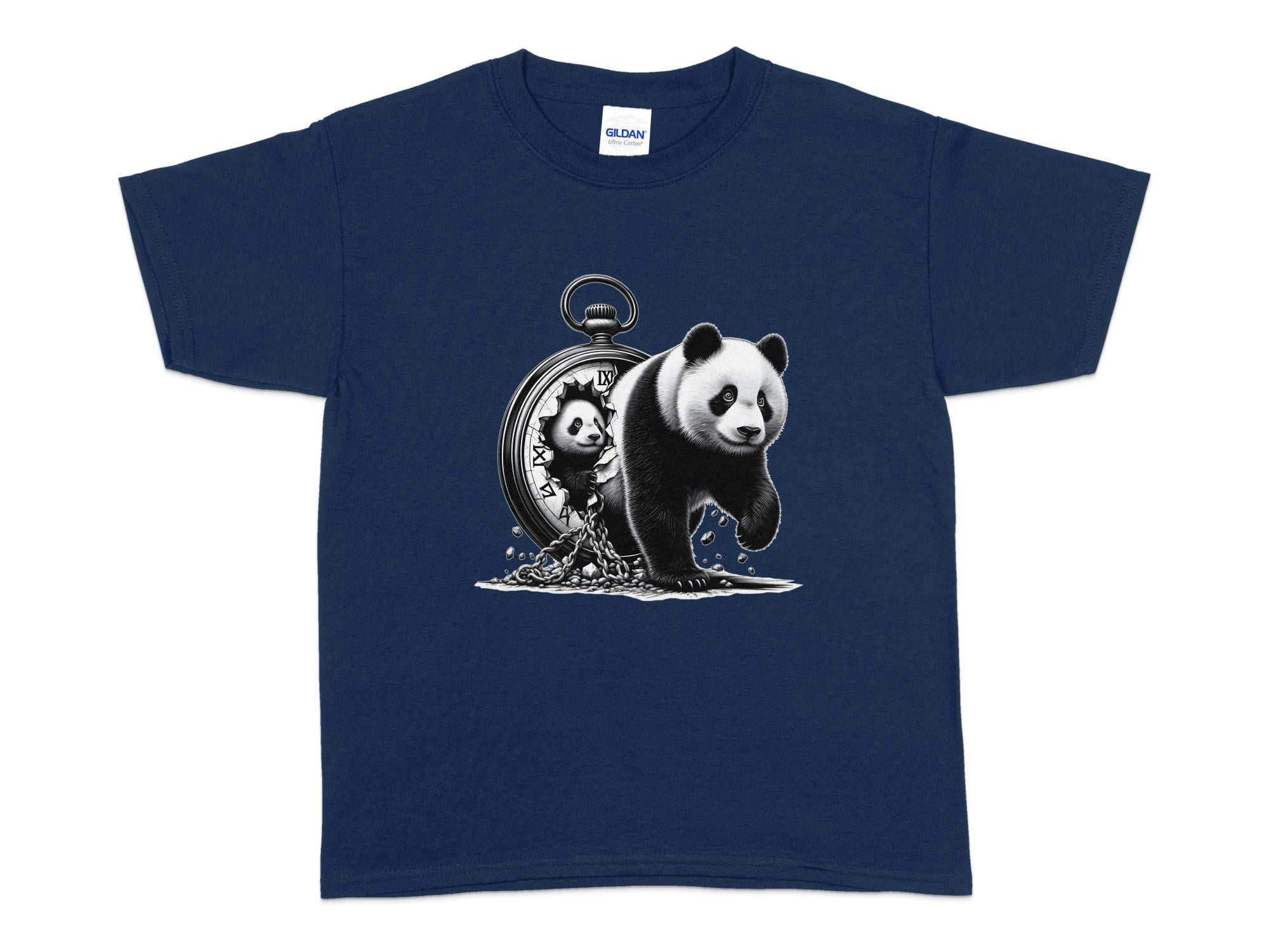 Panda - Coloured Kids T-Shirt Realistic Animal Talisman Unisex Cute Tee Graphic Design