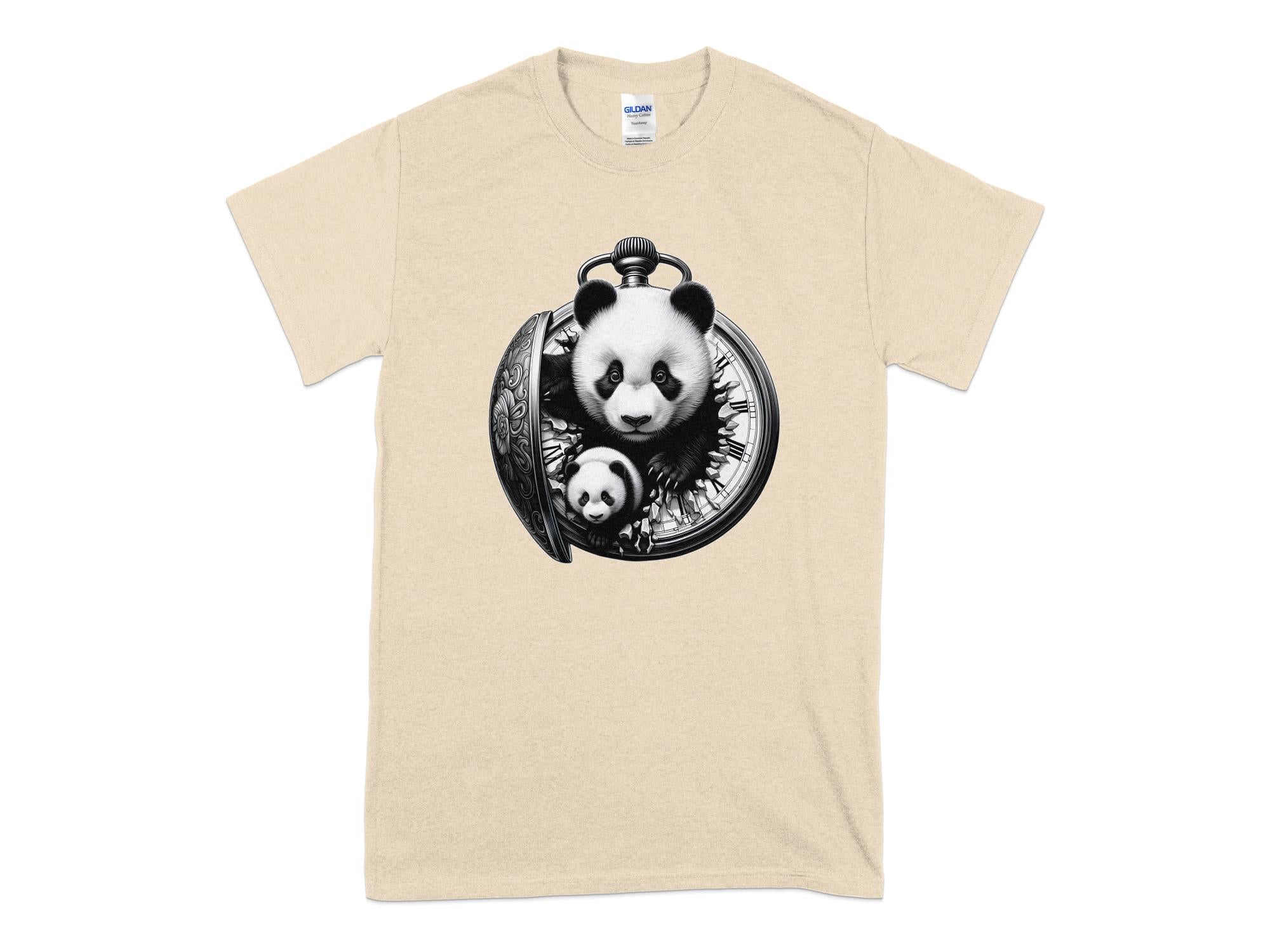 Panda - Coloured Gildan T-Shirt Realistic Animal Talisman Unisex Cute Tee Graphic Design