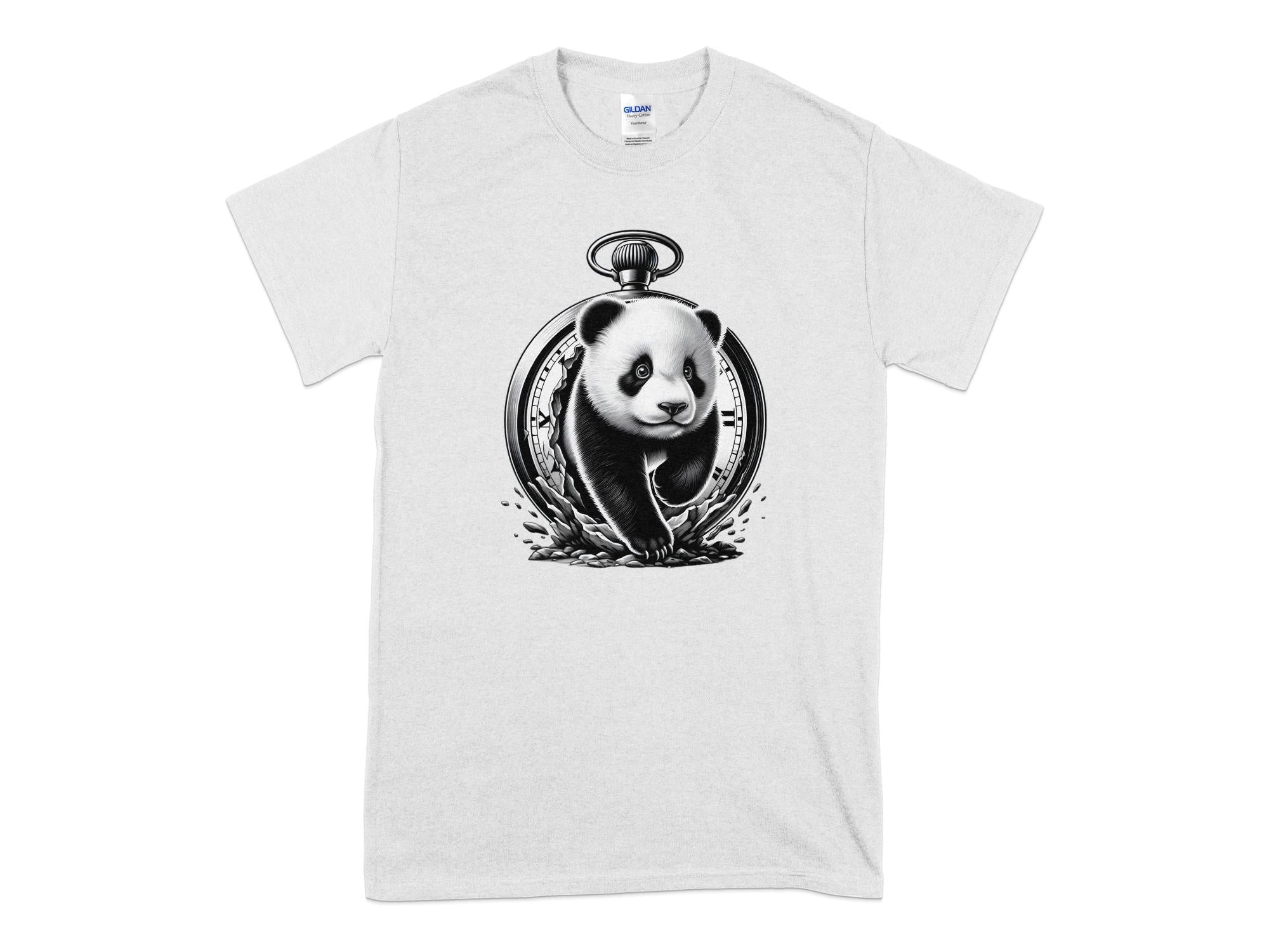 Panda - Coloured Gildan T-Shirt Realistic Animal Talisman Unisex Cute Tee Graphic Design