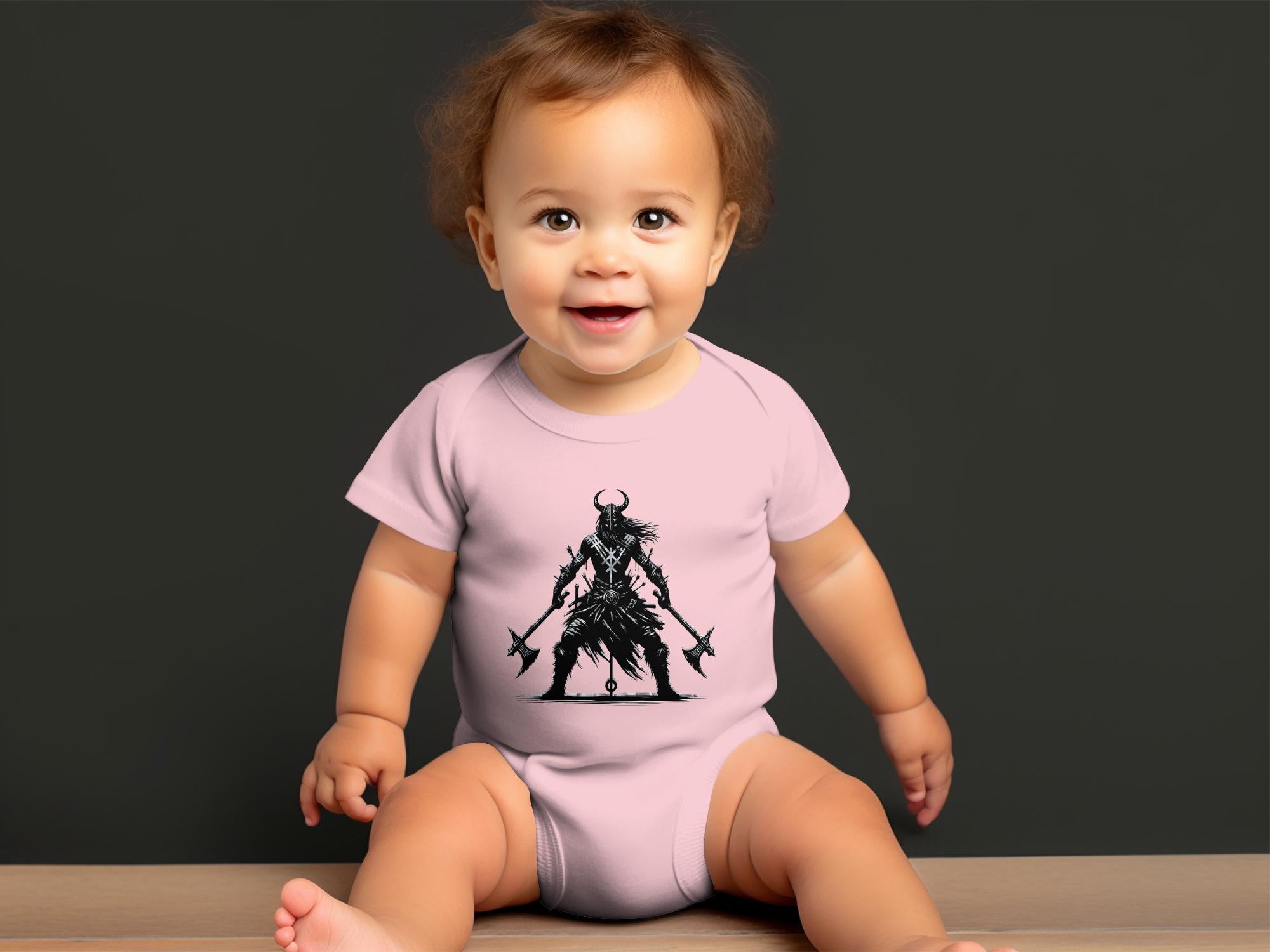 Viking Indomitable - Coloured Youth Clothing Baby Bodysuits Norse Talisman Unisex Valhalla Toddler Design