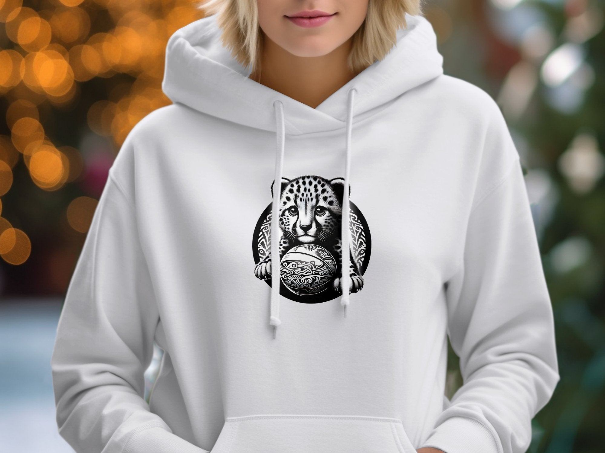 Cheetah World - Coloured Gildan Hoodie Realistic Animal Talisman Unisex Cute Tee Graphic Design