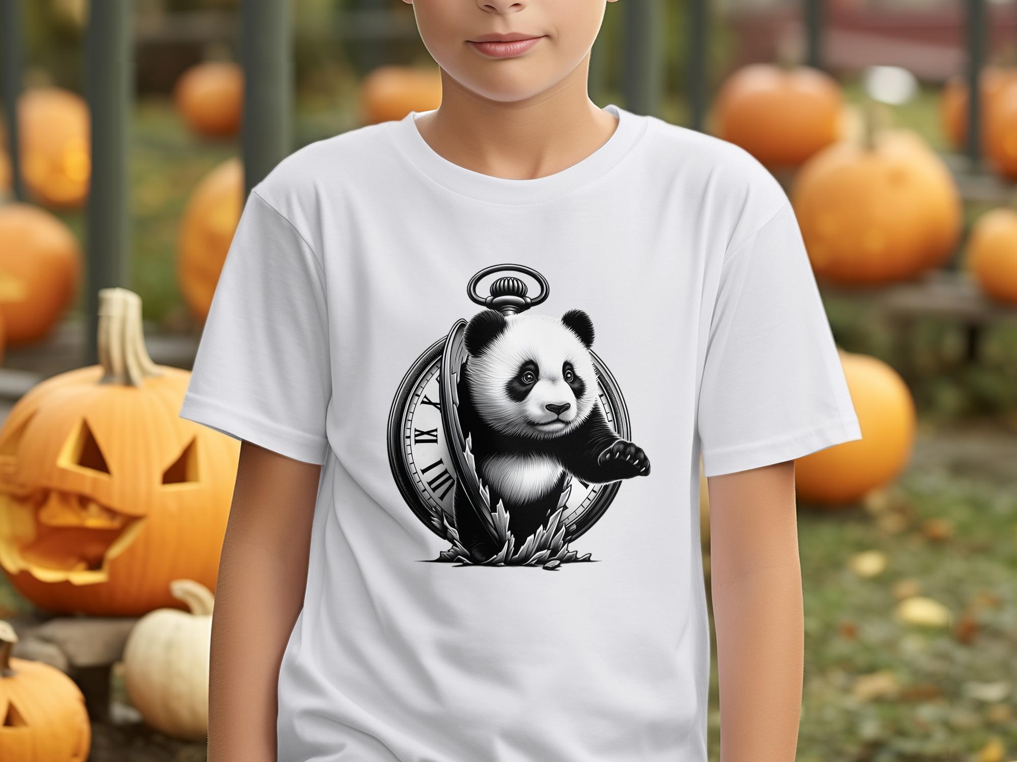 Panda - Coloured Kids T-Shirt Realistic Animal Talisman Unisex Cute Tee Graphic Design