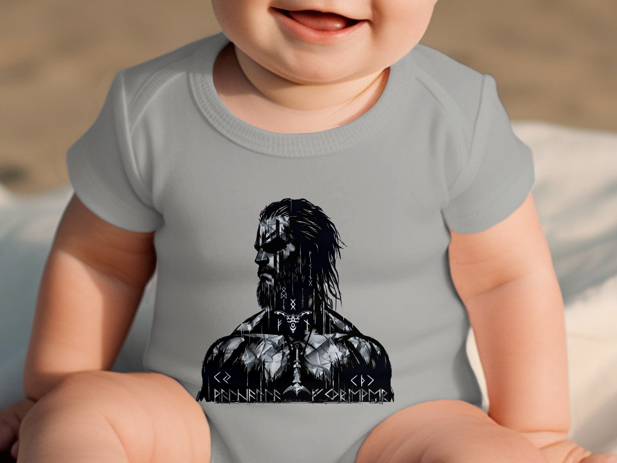 Viking Fearless - Coloured Youth Clothing Baby Bodysuits Norse Talisman Unisex Valhalla Toddler Design