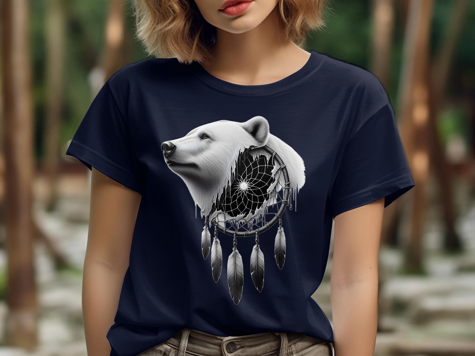 Dreamcatcher Bear - Coloured Gildan T-Shirt Realistic Native American Talisman Unisex Mythology Tee Graphic Design