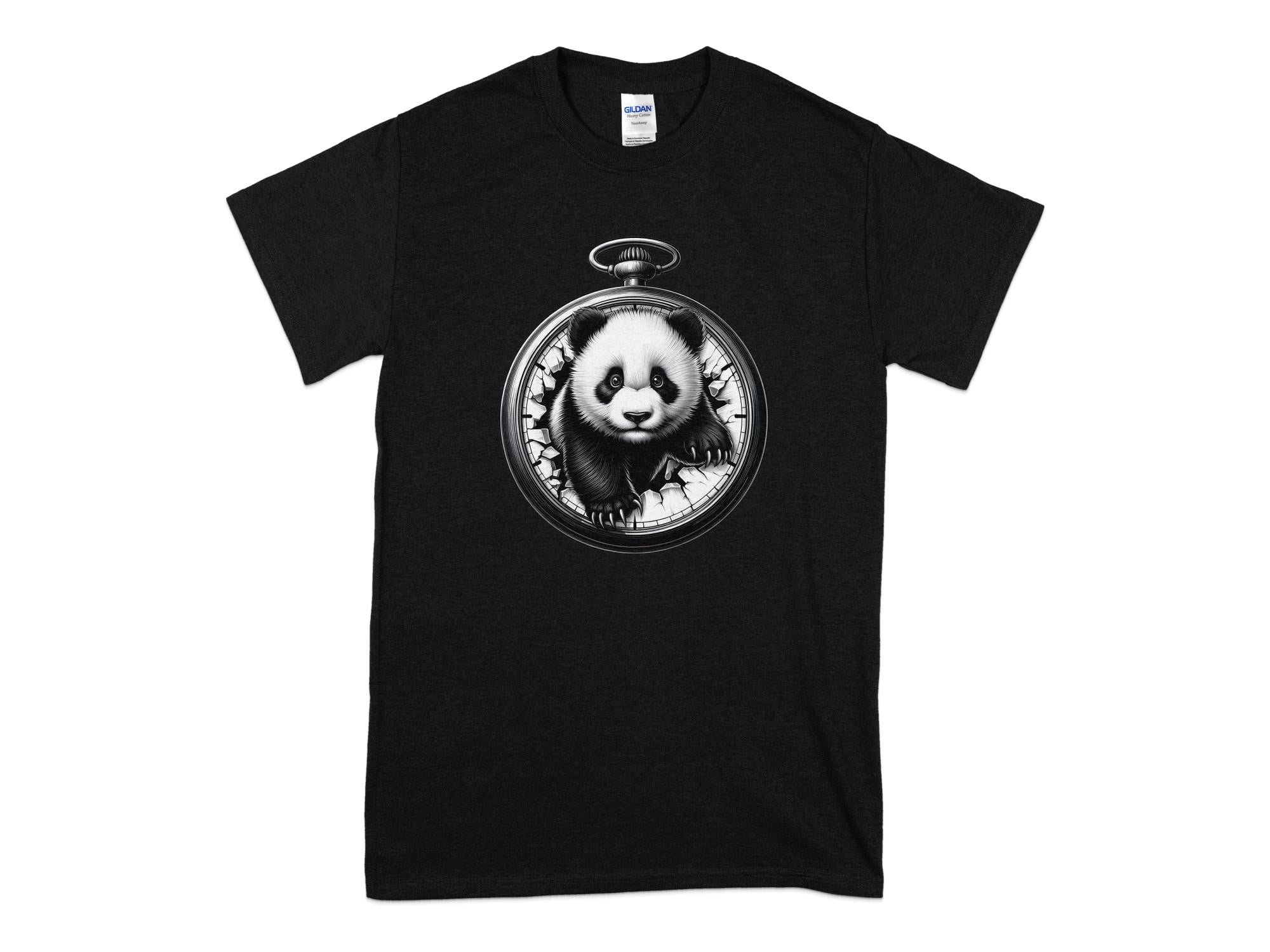 Panda - Coloured Gildan T-Shirt Realistic Animal Talisman Unisex Cute Tee Graphic Design