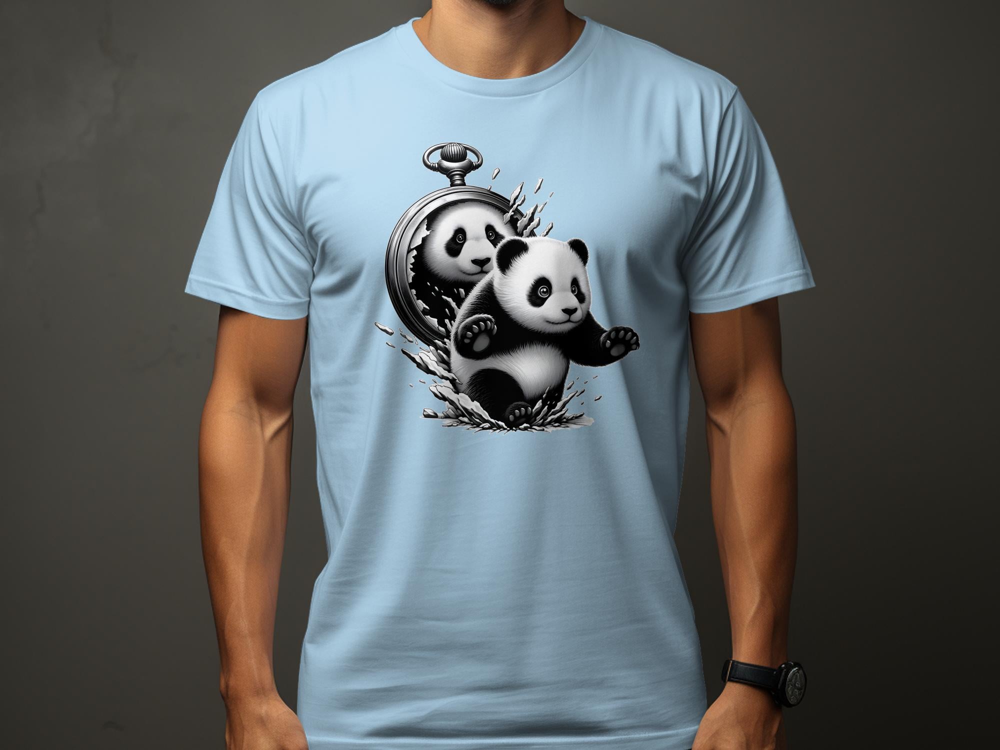 Panda - Coloured Gildan T-Shirt Realistic Animal Talisman Unisex Cute Tee Graphic Design