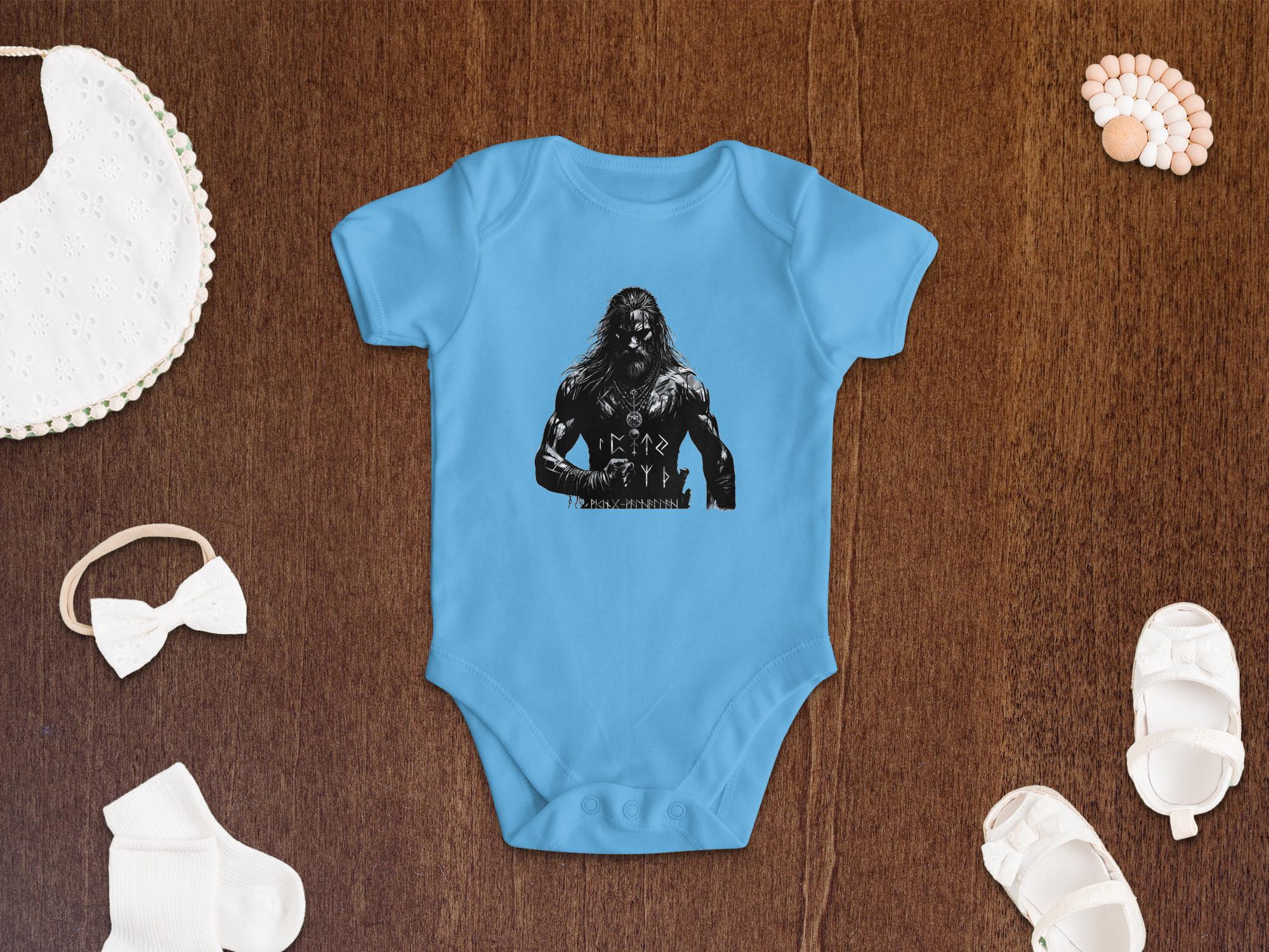 Viking Conviction- Coloured Youth Clothing Baby Bodysuits Norse Talisman Unisex Valhalla Toddler Design