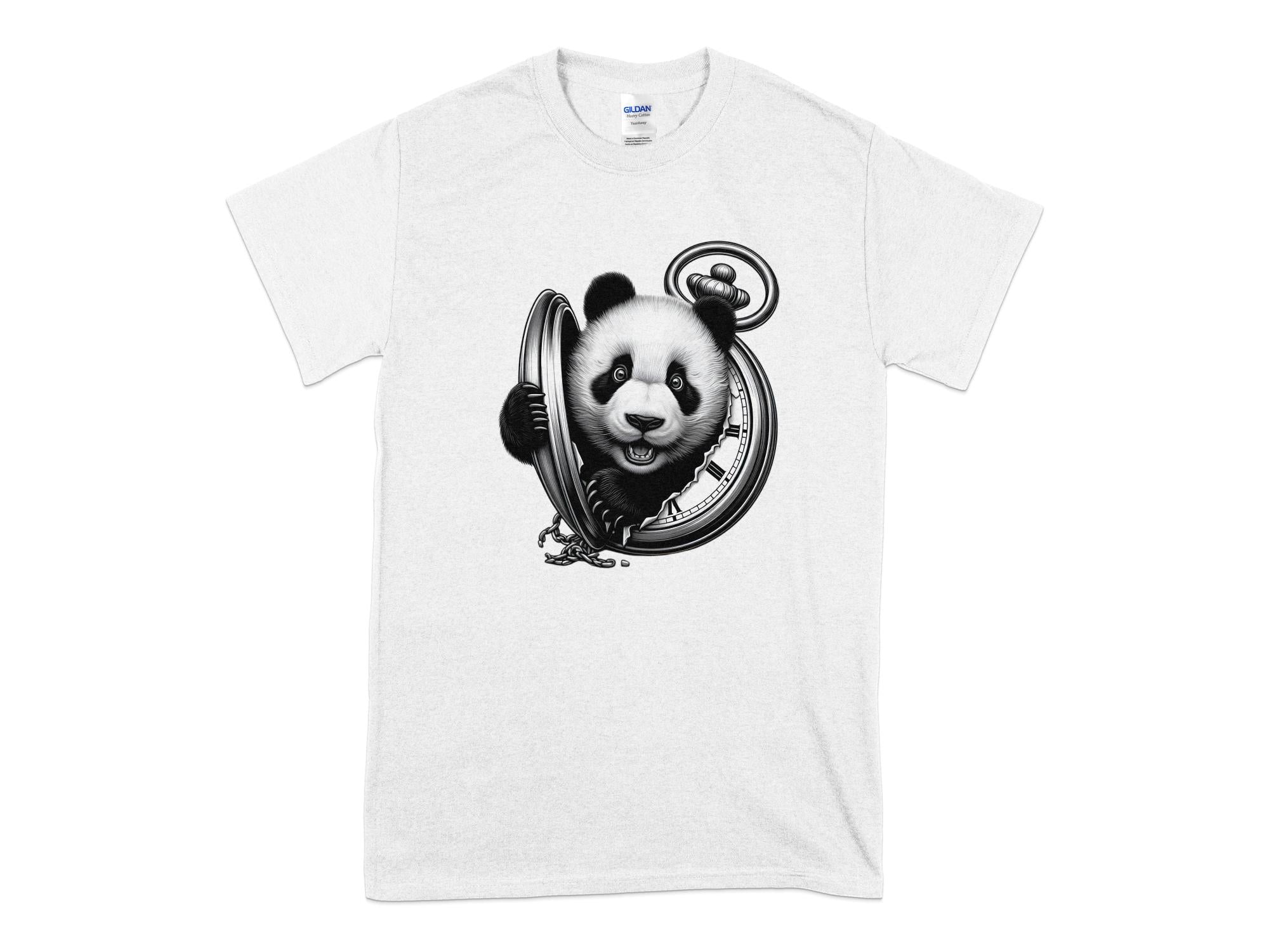 Panda - Coloured Gildan T-Shirt Realistic Animal Talisman Unisex Cute Tee Graphic Design