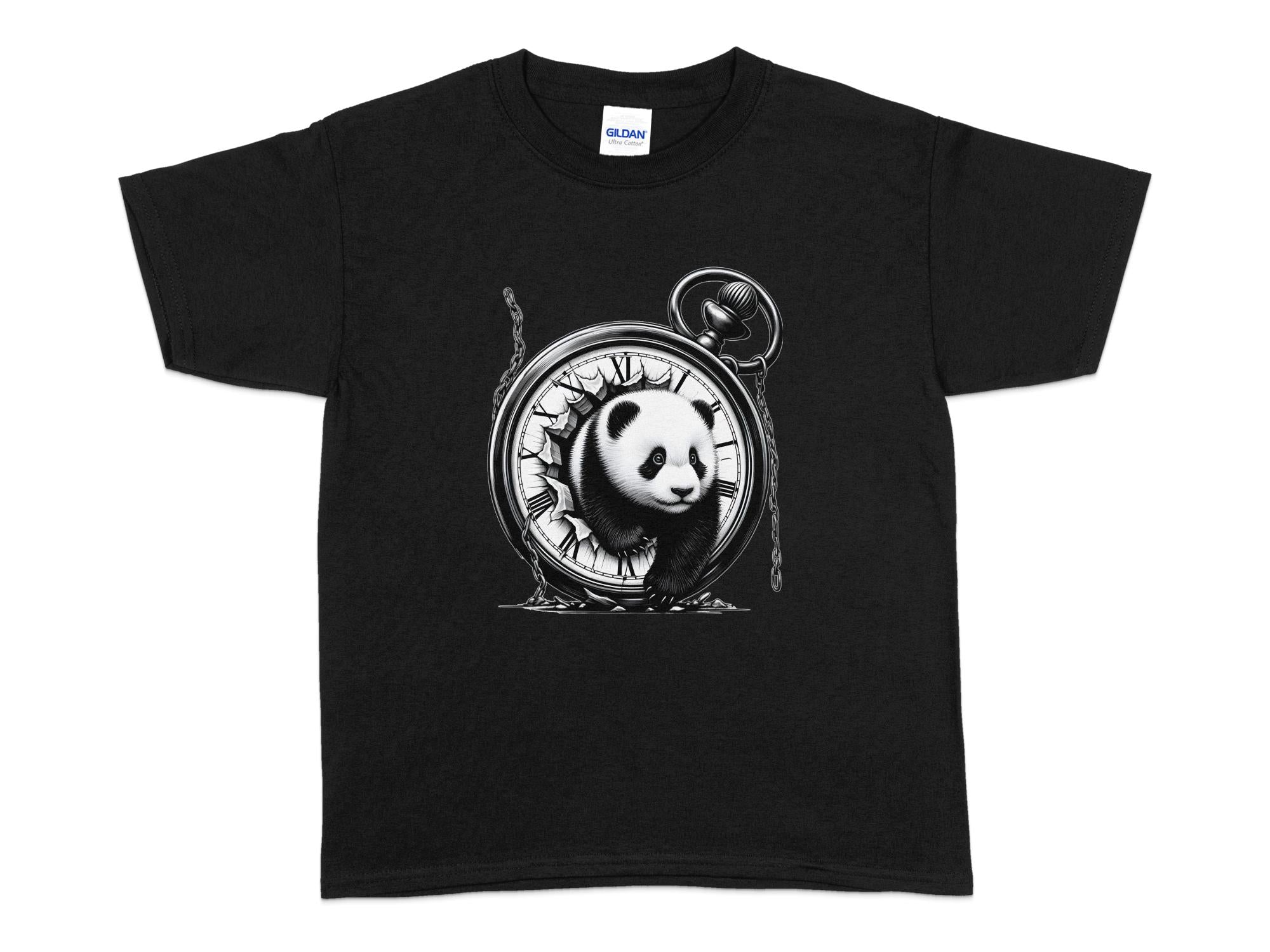 Panda - Coloured Kids T-Shirt Realistic Animal Talisman Unisex Cute Tee Graphic Design