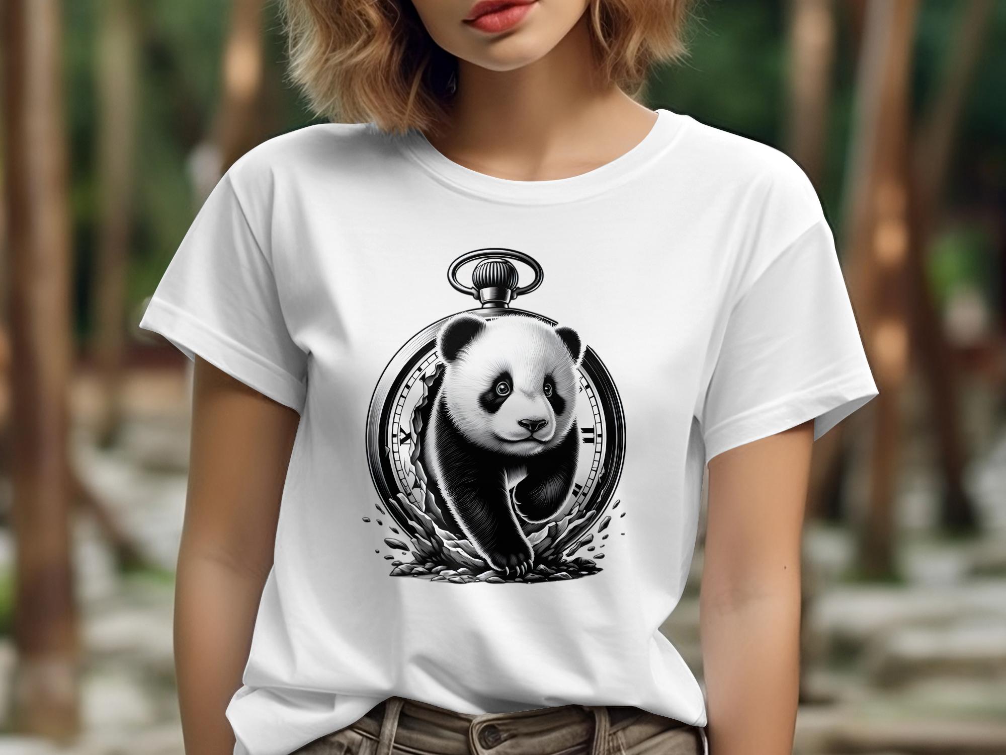 Panda - Coloured Gildan T-Shirt Realistic Animal Talisman Unisex Cute Tee Graphic Design