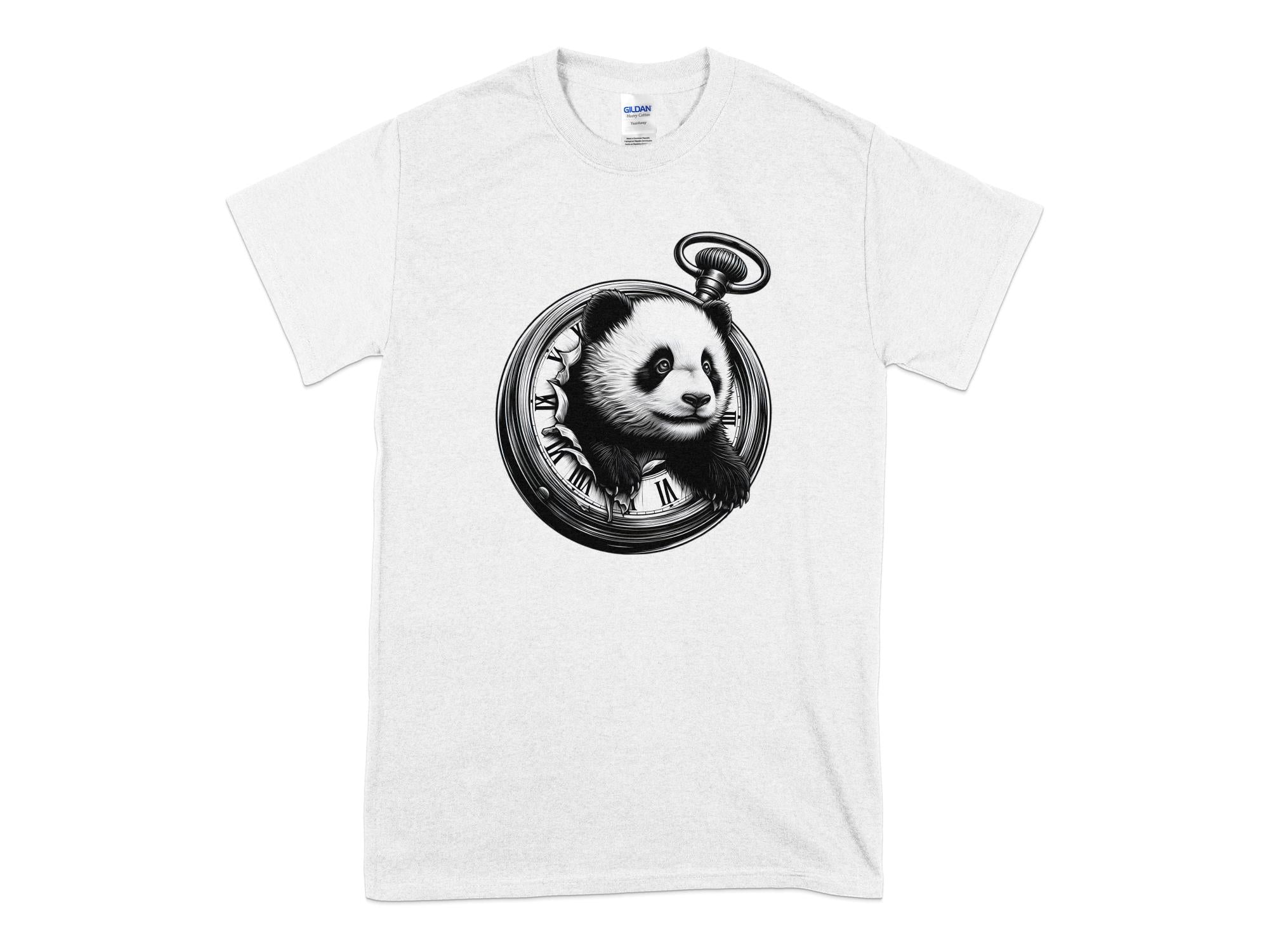 Panda - Coloured Gildan T-Shirt Realistic Animal Talisman Unisex Cute Tee Graphic Design