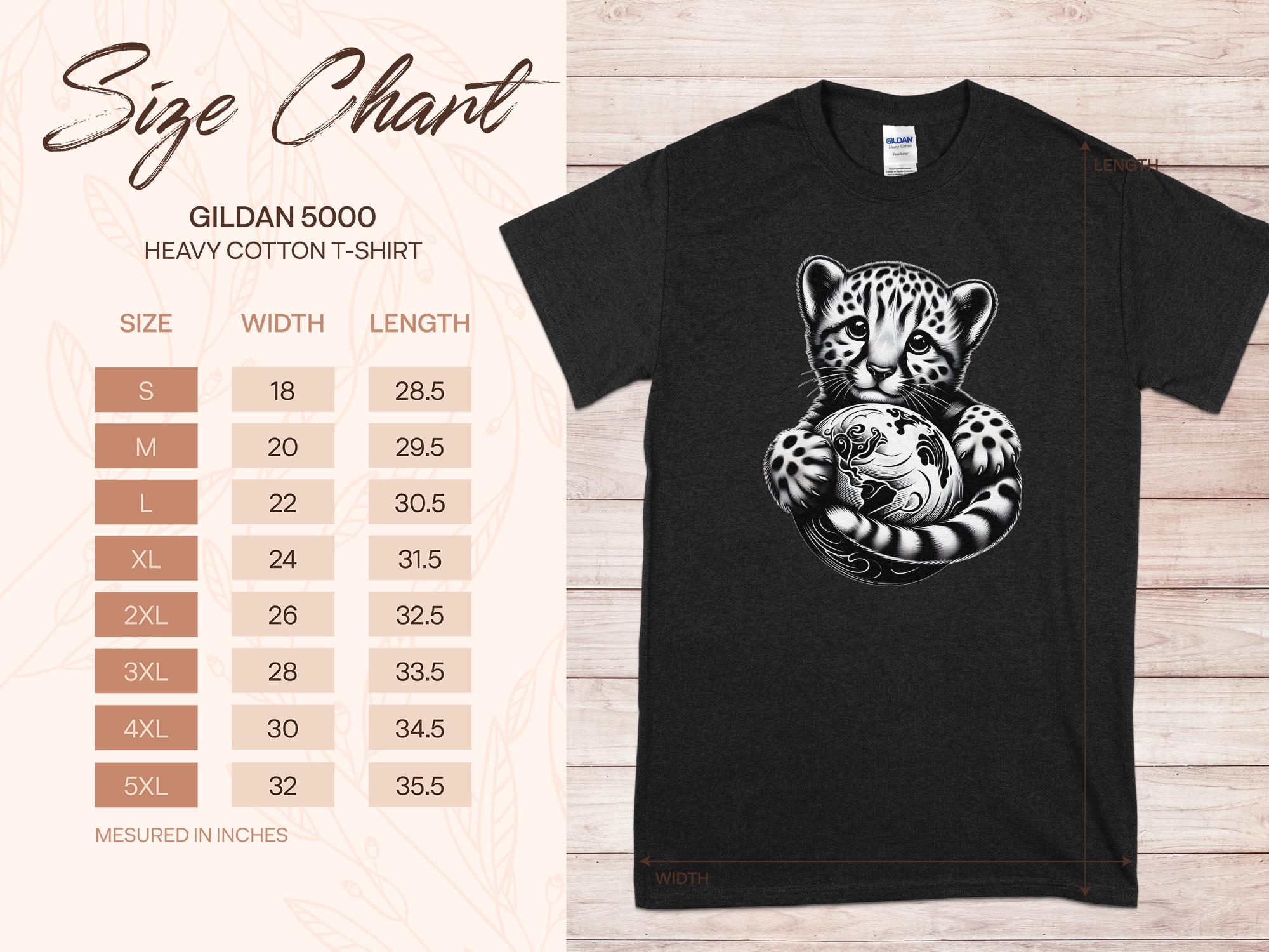 Cheetah World - Coloured Gildan T-Shirt Realistic Animal Talisman Unisex Cute Tee Graphic Design