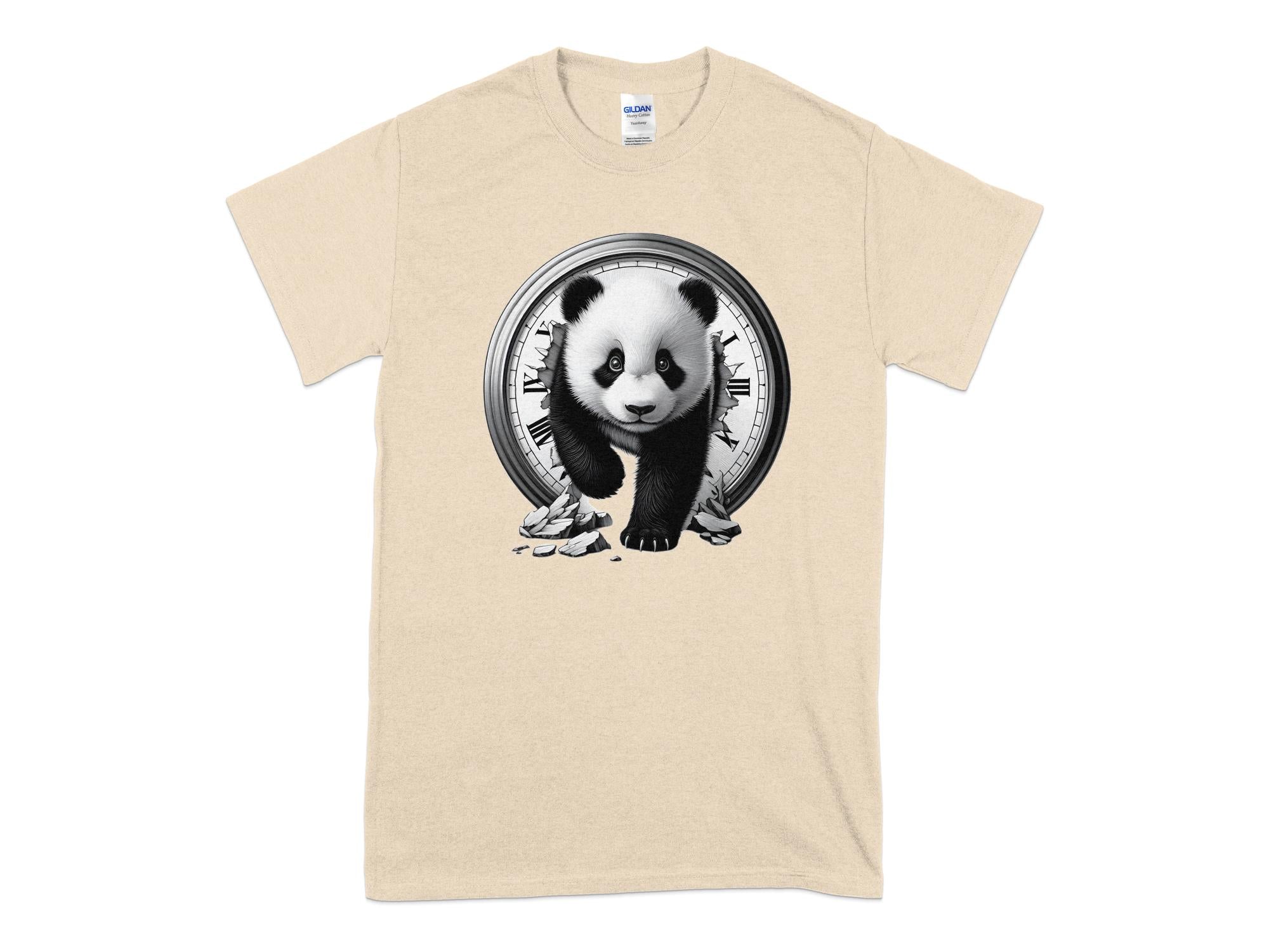 Panda - Coloured Gildan T-Shirt Realistic Animal Talisman Unisex Cute Tee Graphic Design