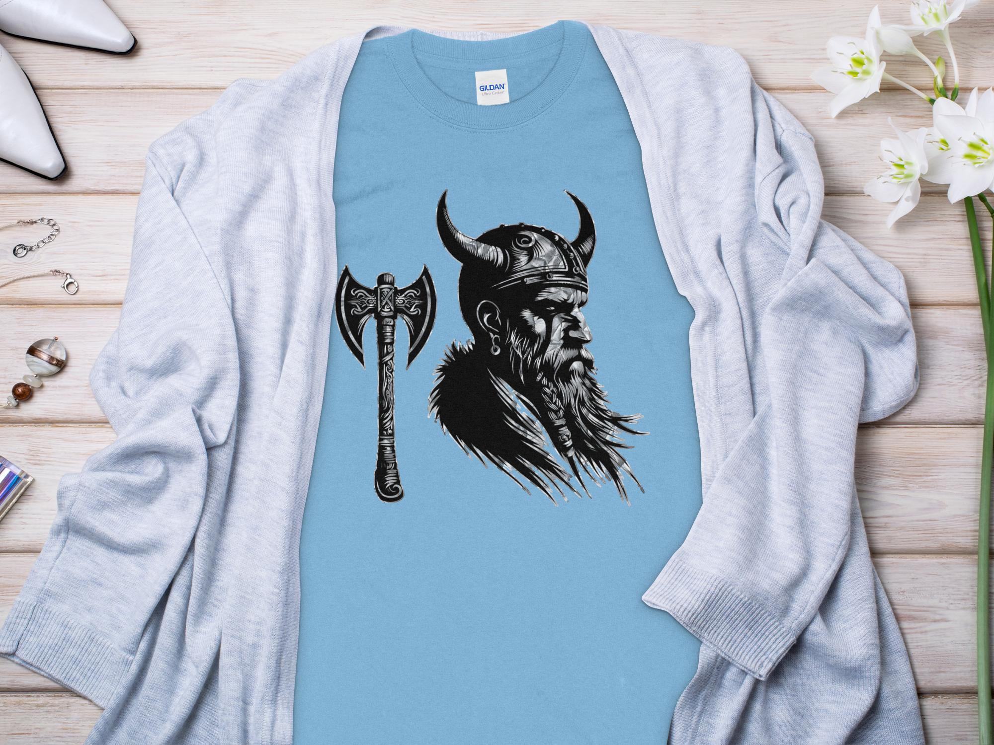 Viking Knowledge - Coloured Gildan Long Sleeve Norse Talisman Men Women Unisex Valhalla Tee