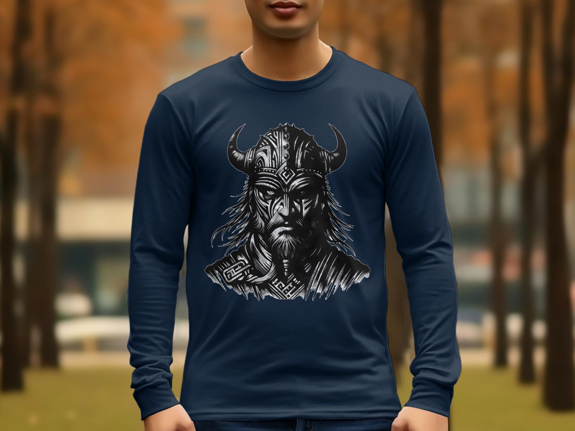 Viking Valour- Coloured Gildan Long Sleeve Norse Talisman Men Women Unisex Valhalla Tee