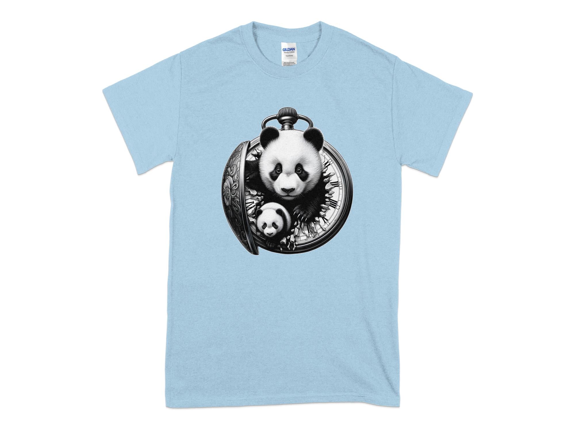 Panda - Coloured Gildan T-Shirt Realistic Animal Talisman Unisex Cute Tee Graphic Design